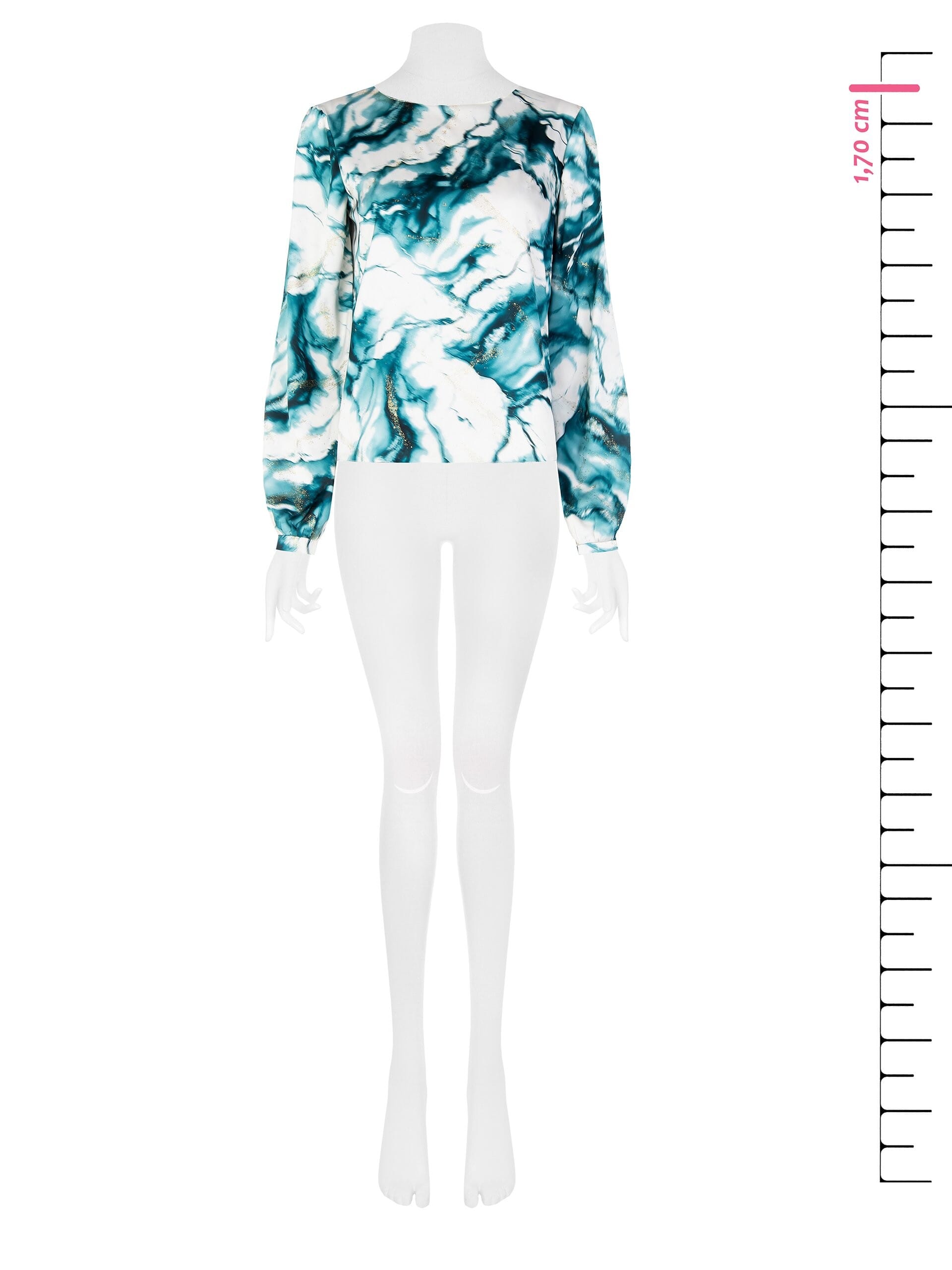 Wide Blouse With Glitter Spots Rinascimento