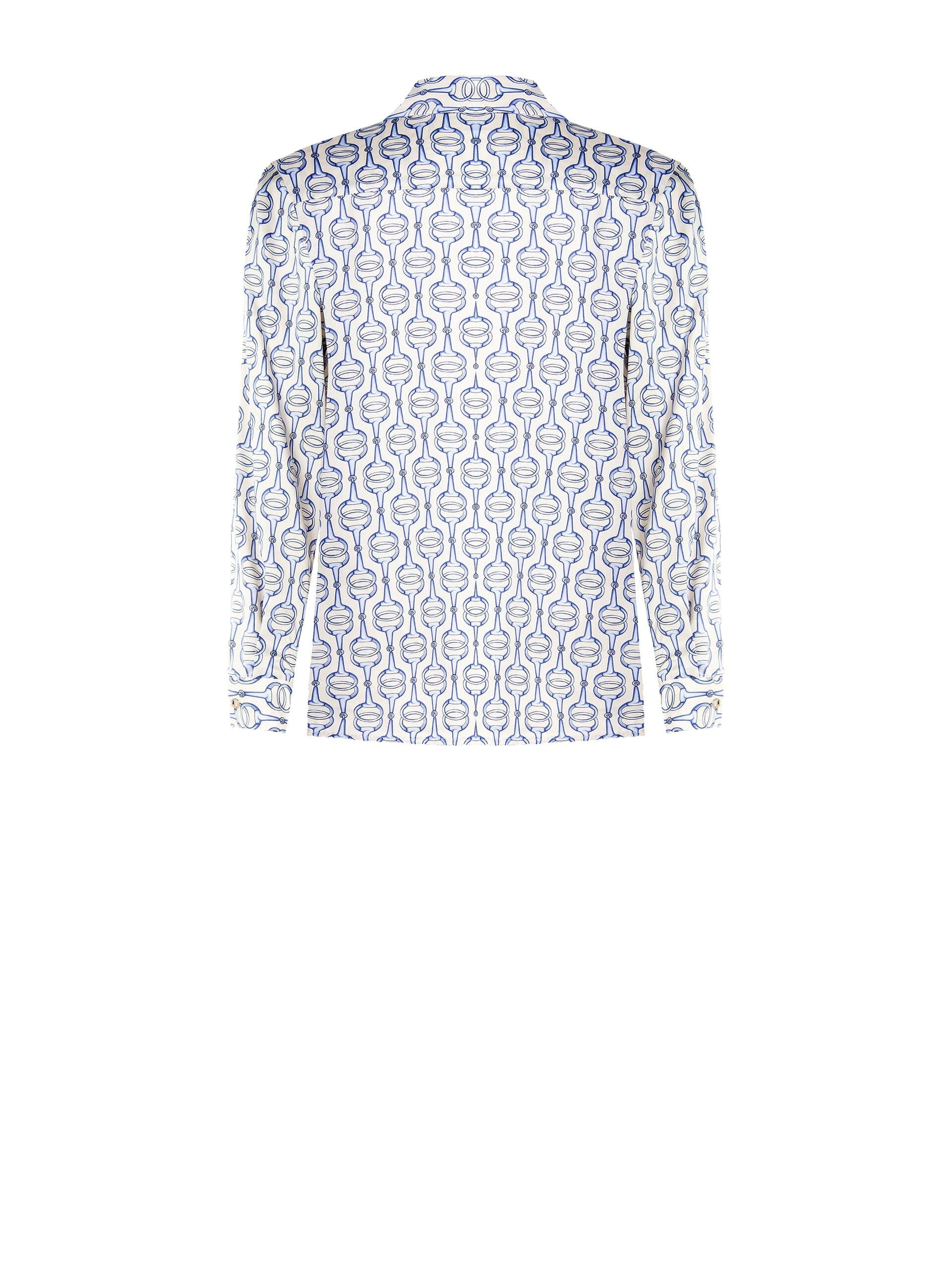 Viscose Regular Shirt With Rinascimento Logo Buttons