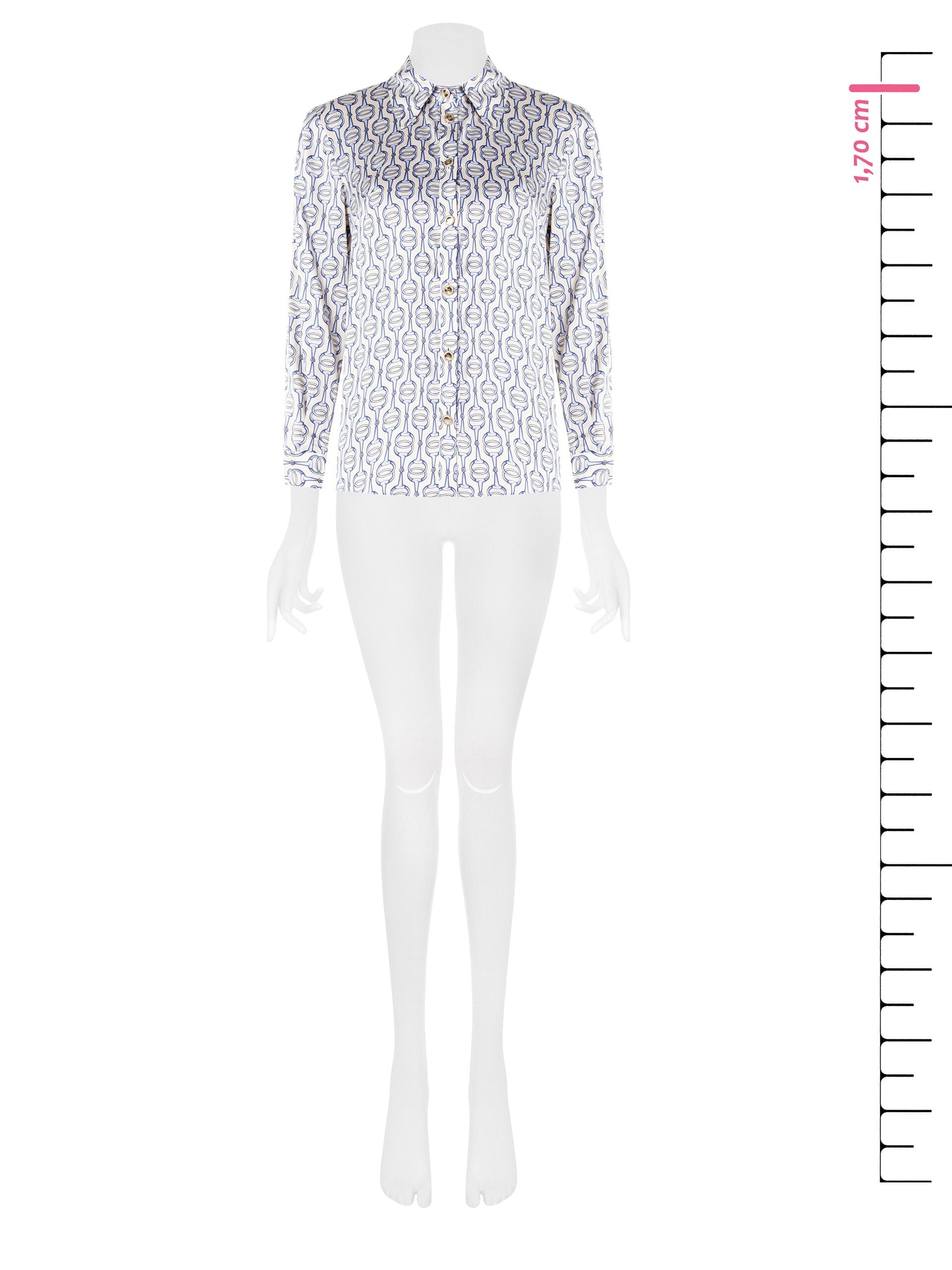 Viscose Regular Shirt With Rinascimento Logo Buttons