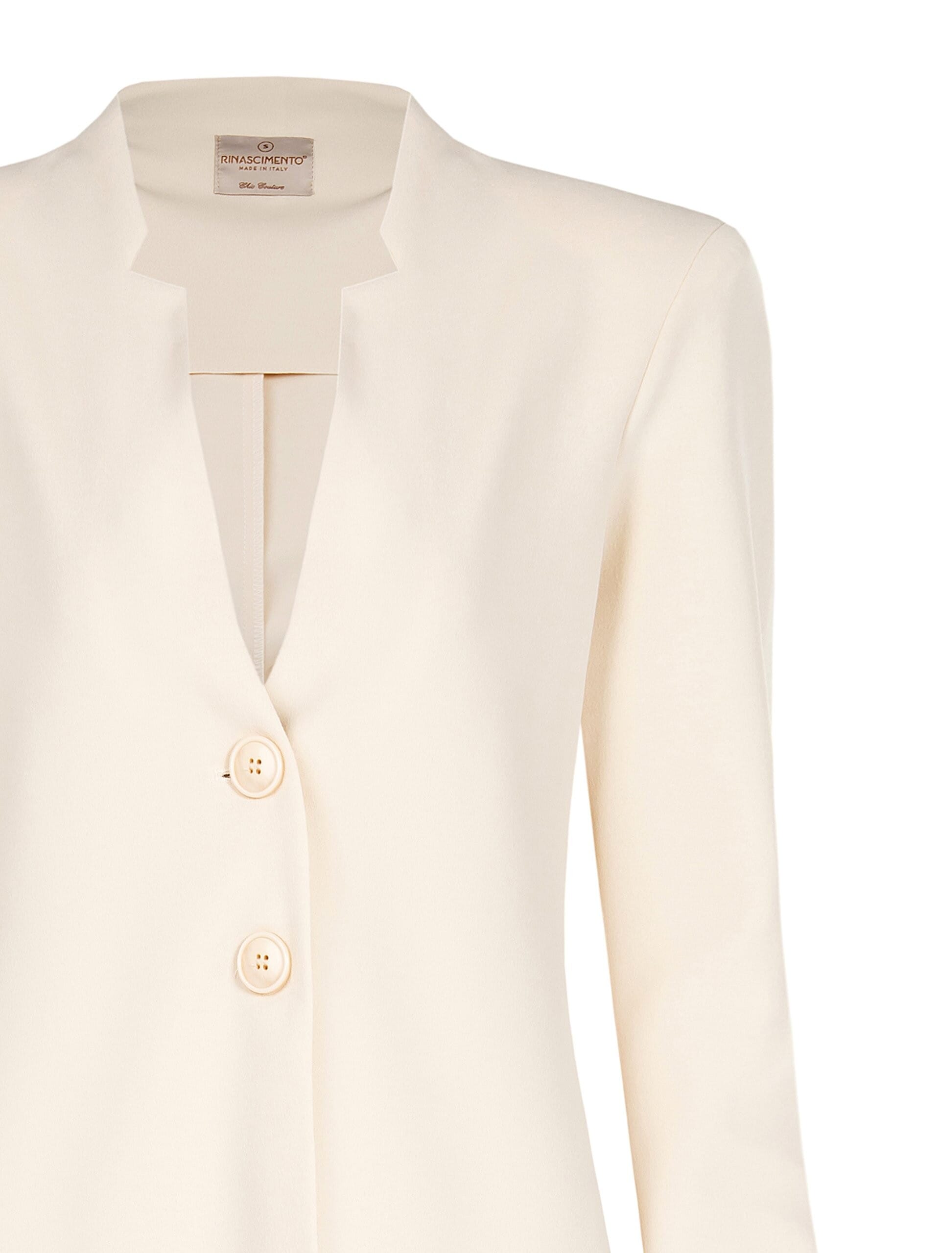 Rinascimento Scuba Crepe Blazer Jacket Without Reverses (veste de blazer en crêpe sans revers)