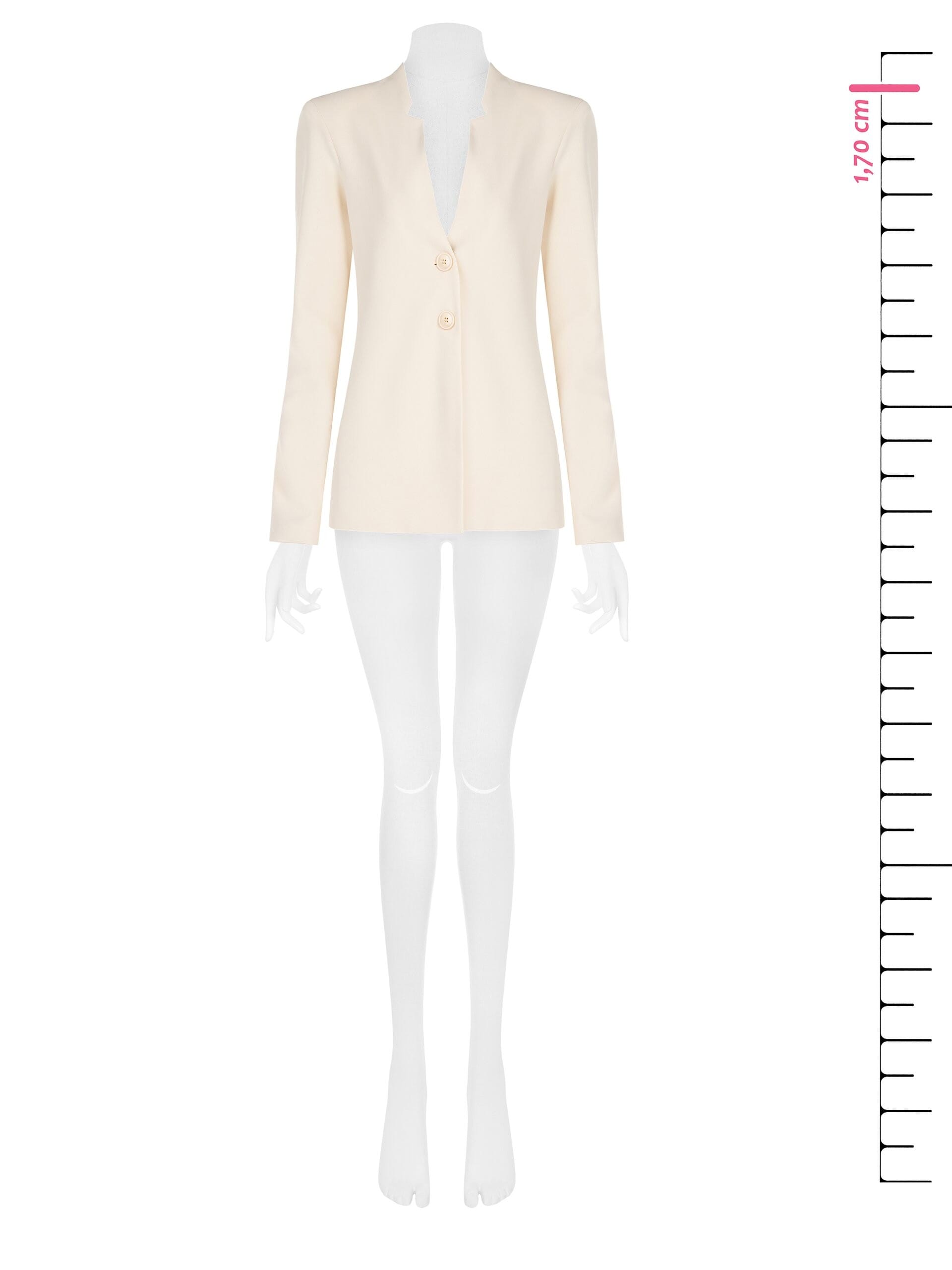 Rinascimento Scuba Crepe Blazer Jacket Without Reverses (veste de blazer en crêpe sans revers)
