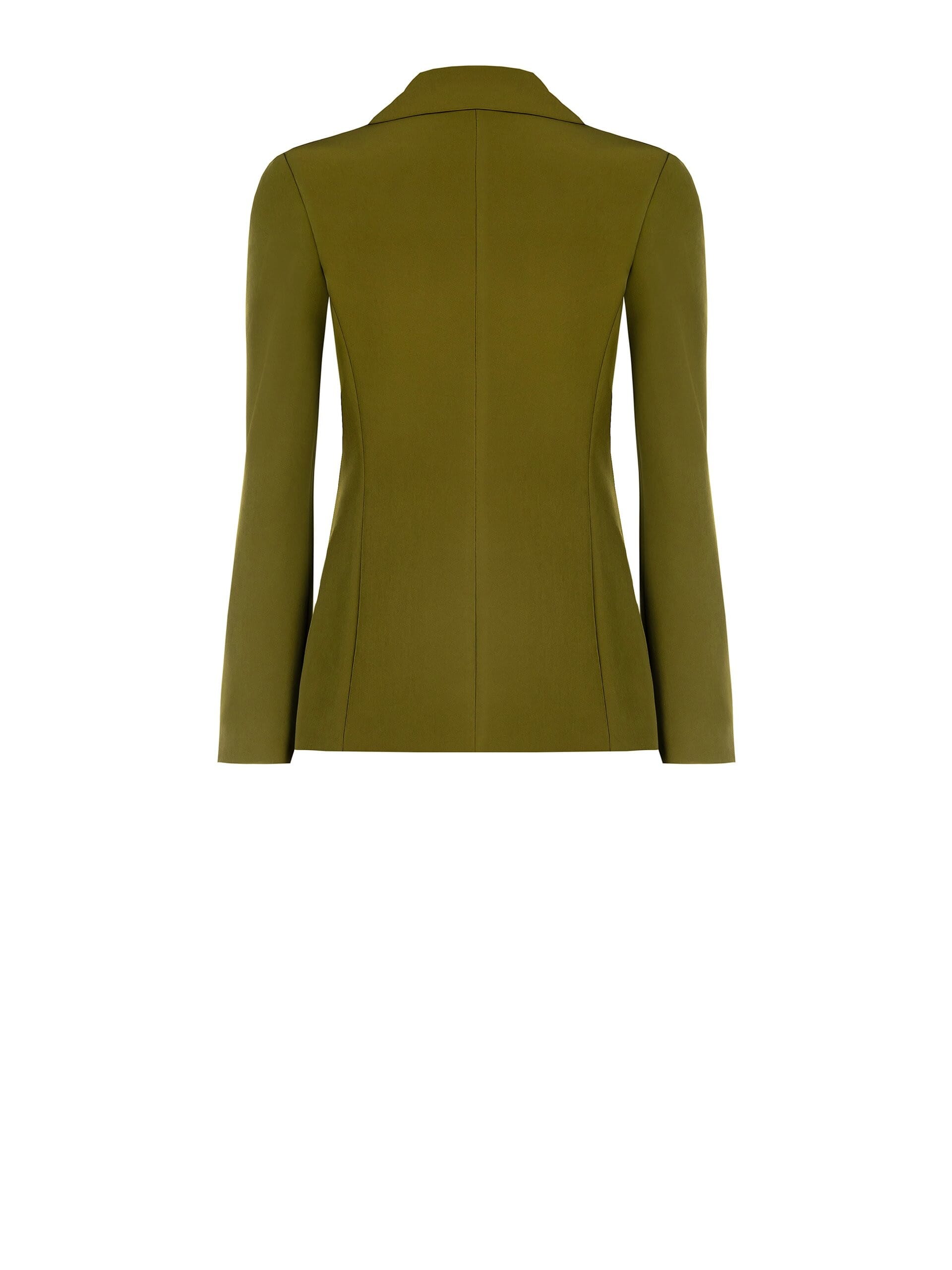 Technical Fabric Blazer Jacket With Logo Buttons Rinascimento