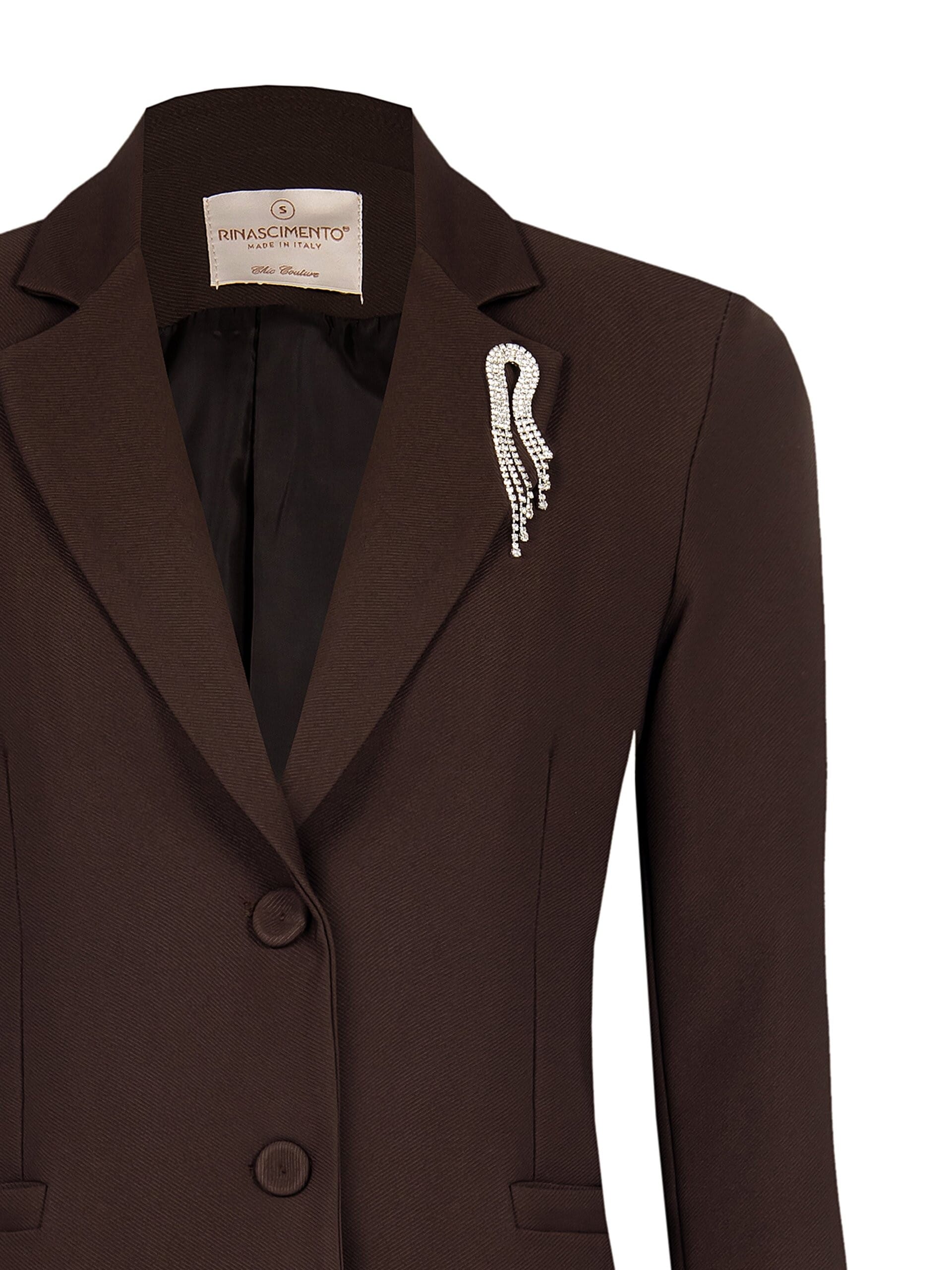 Rinascimento Pin Studded Blazer Jacket