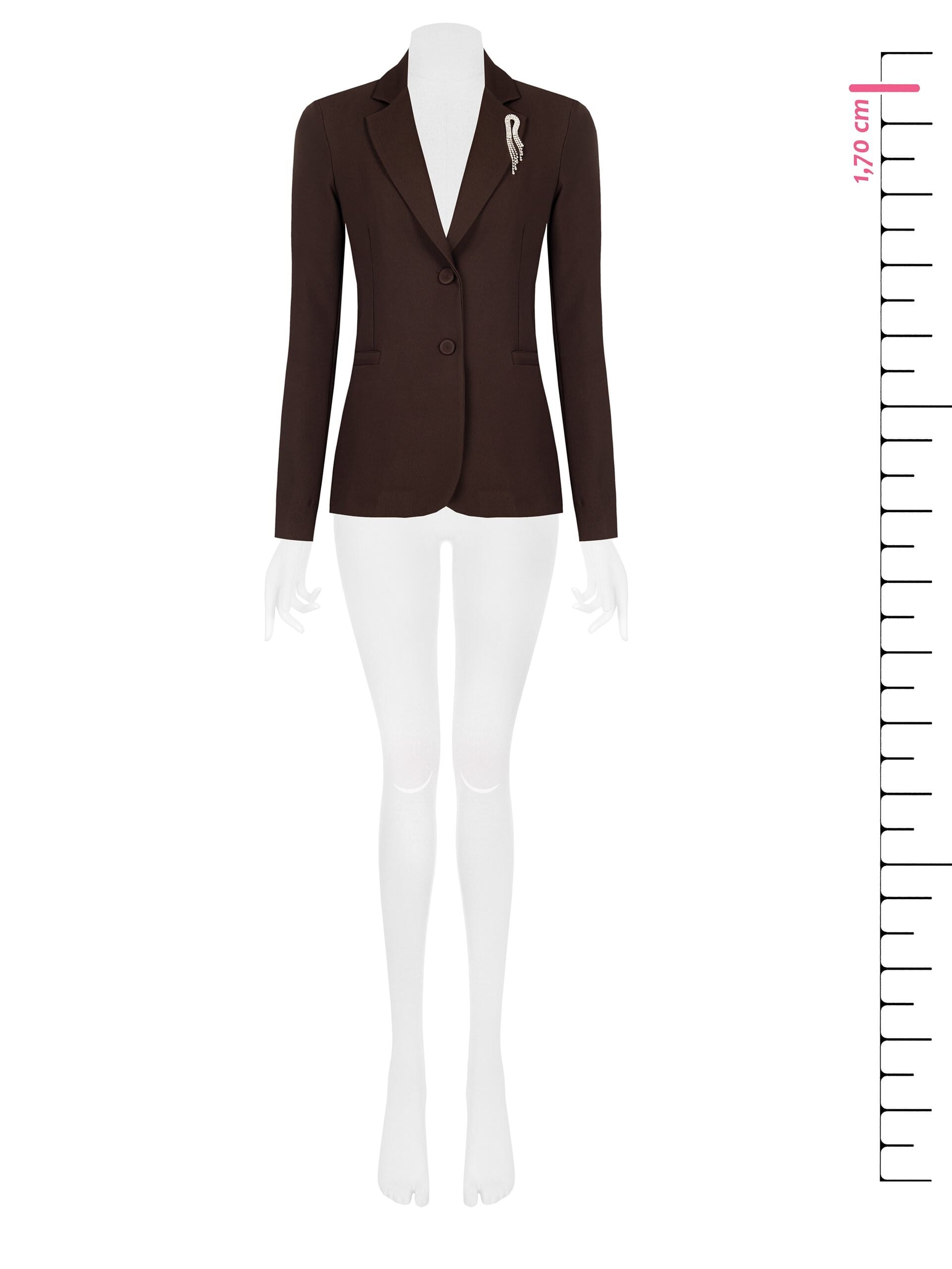 Rinascimento Pin Studded Blazer Jacket