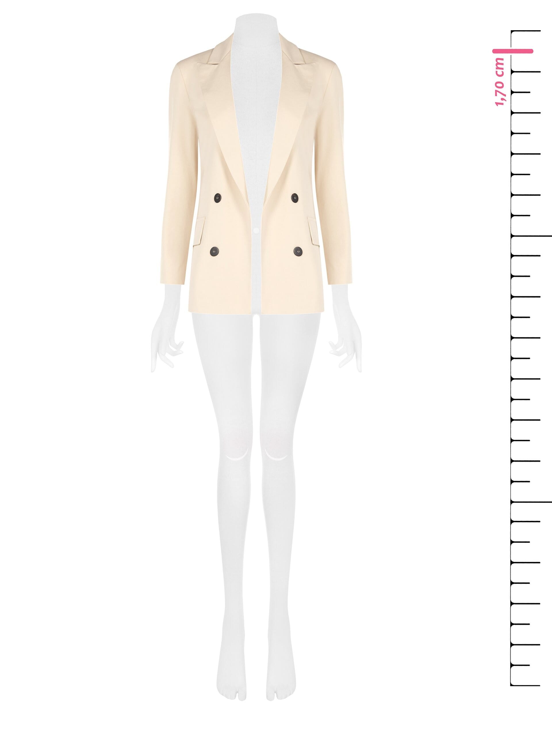 Rinascimento Technical Fabric Open Blazer Jacket