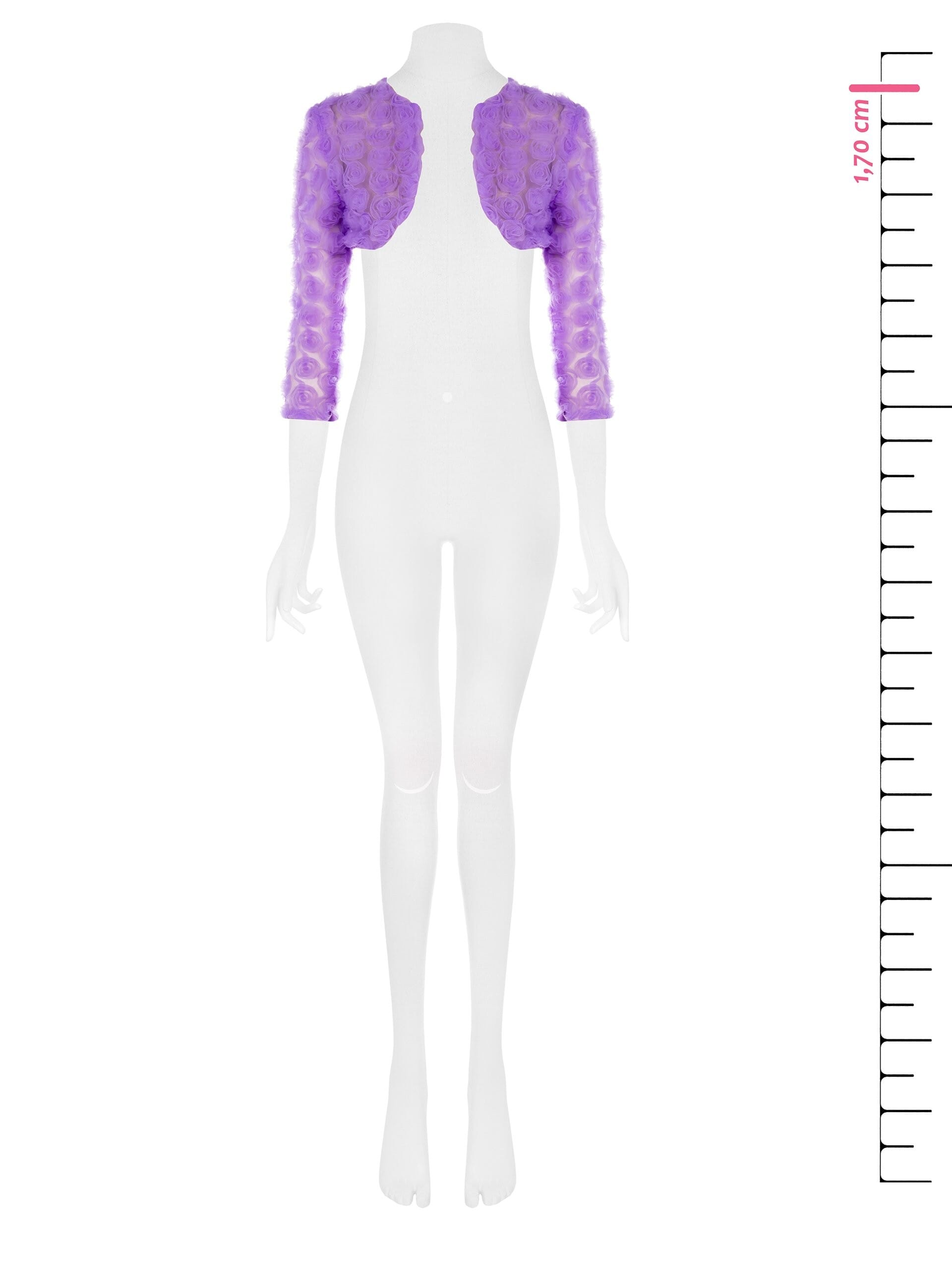 Embroidered Tulle Bonnet With Roses Rinascimento