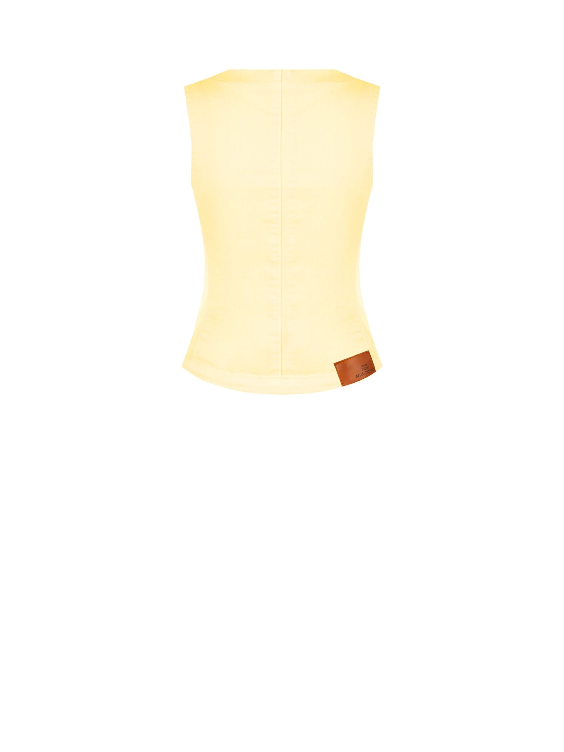 Rinascimento Stretch Denim Long Fit Waistcoat