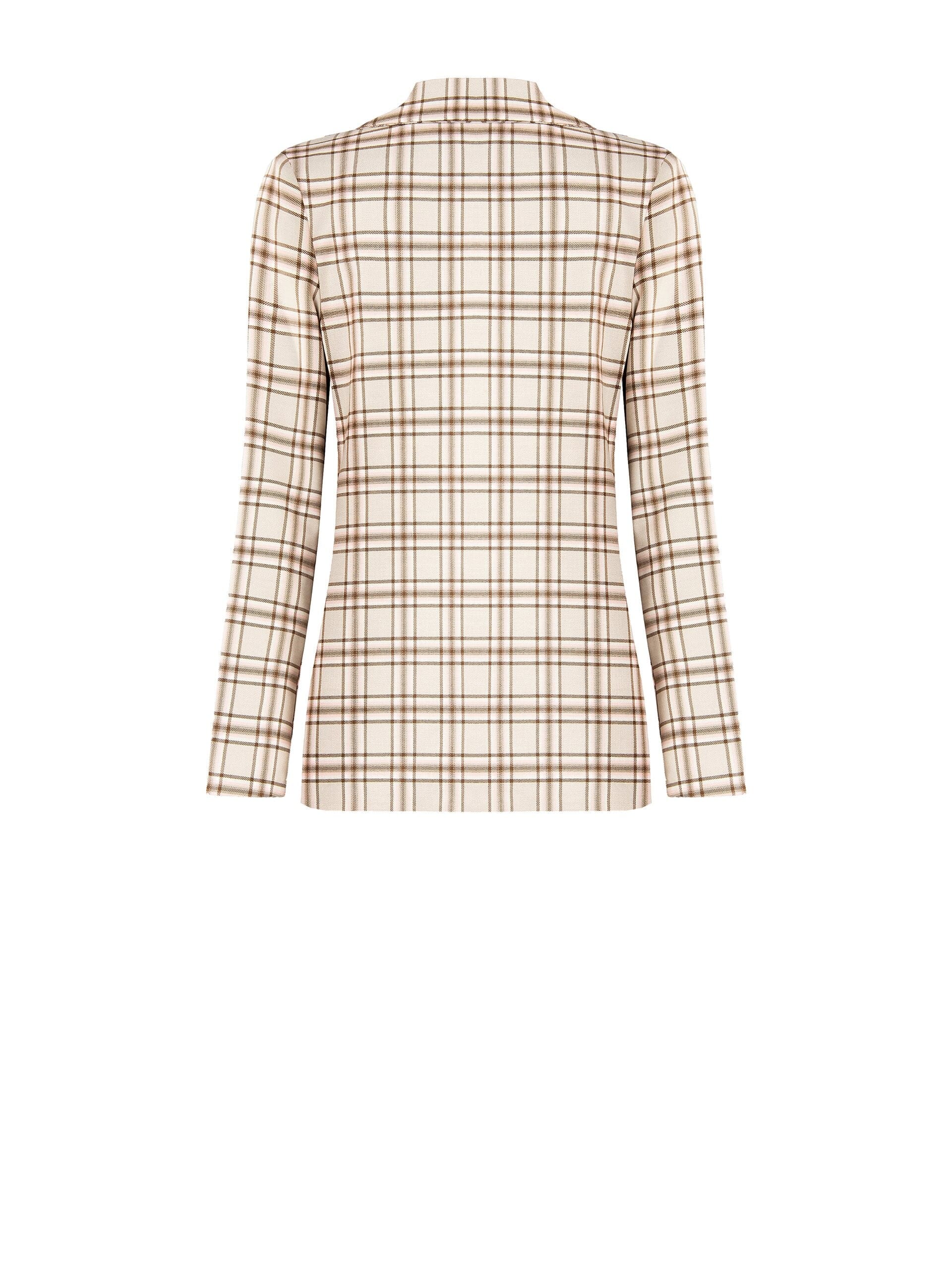 Rinascimento Polyviscose Checked Blazer Jacket