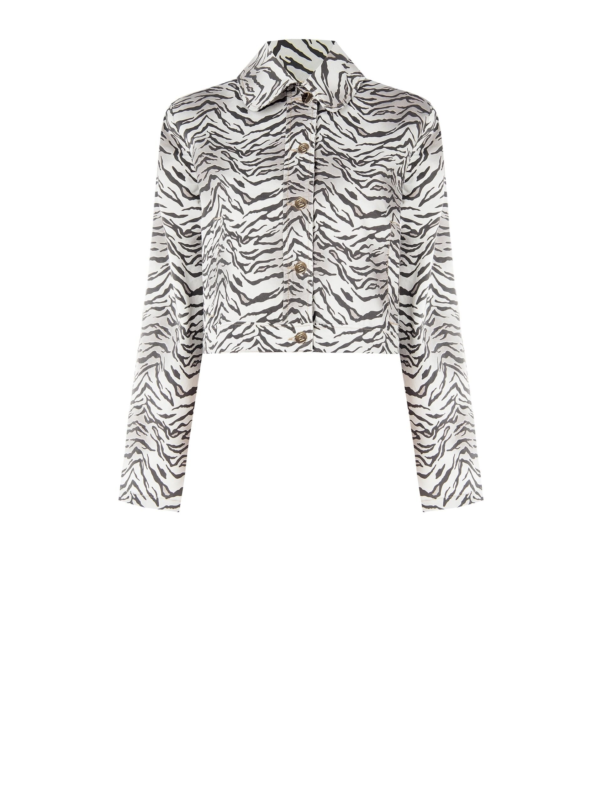 Rinascimento Zebra Stretch Jeans Jacket