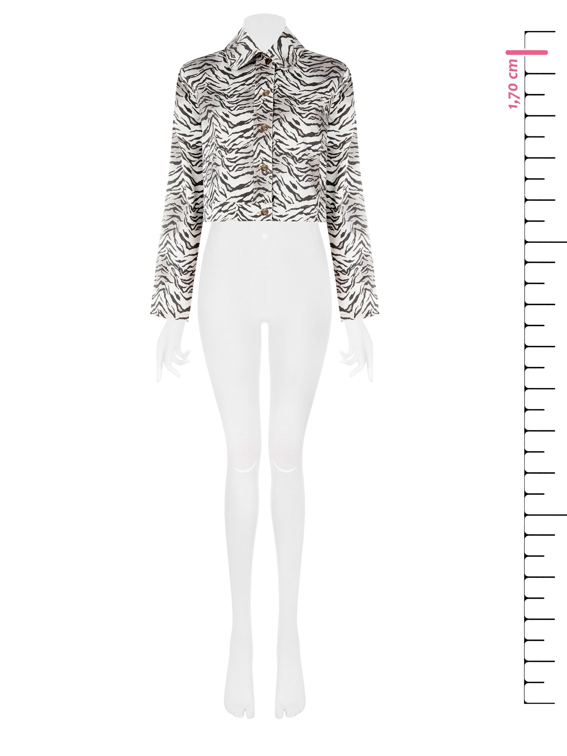 Rinascimento Zebra Stretch Jeans Jacket