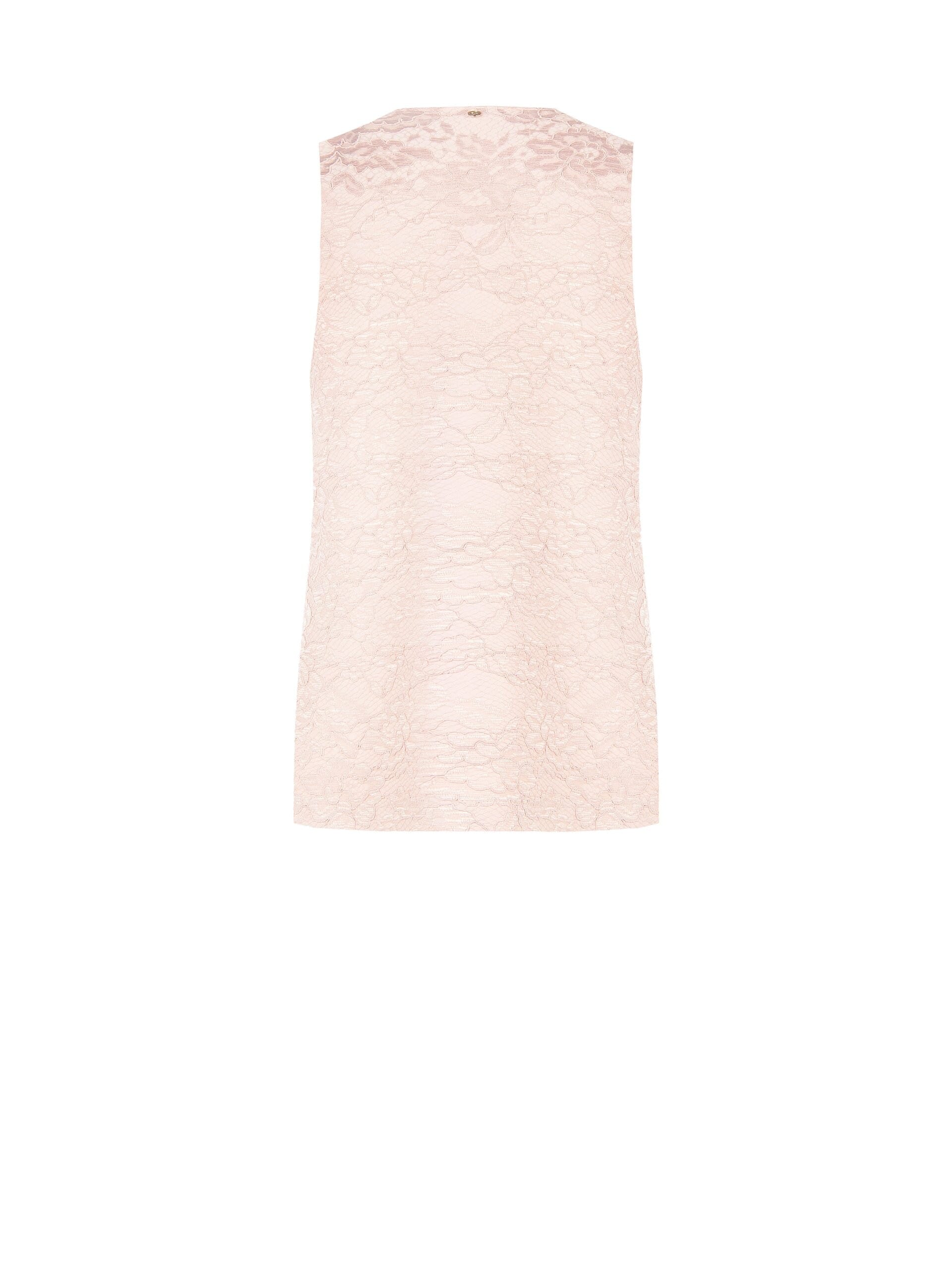 Long Open Lace Vest Rinascimento