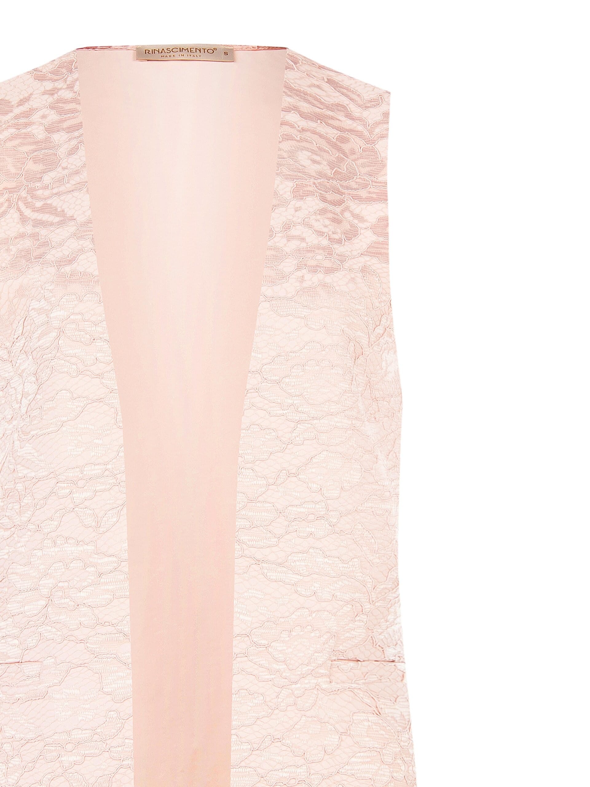 Long Open Lace Vest Rinascimento