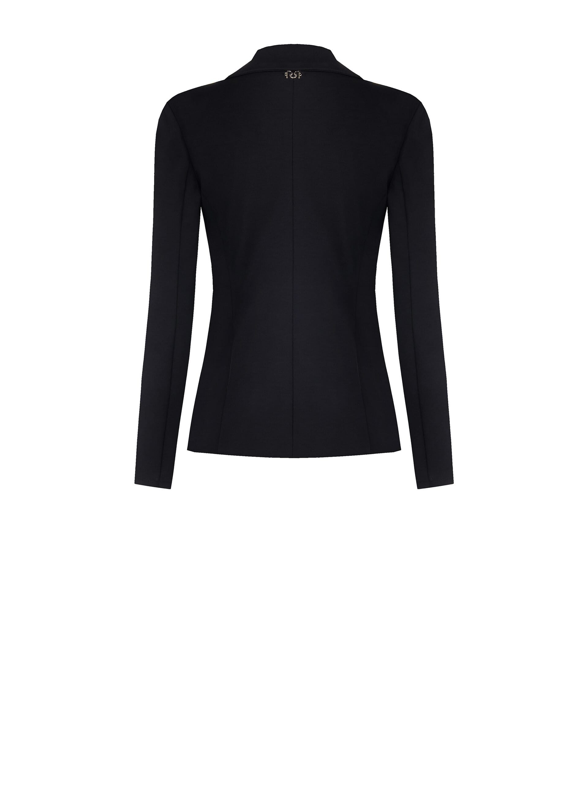 Rinascimento Cotton Blend Fitted Short Blazer Jacket