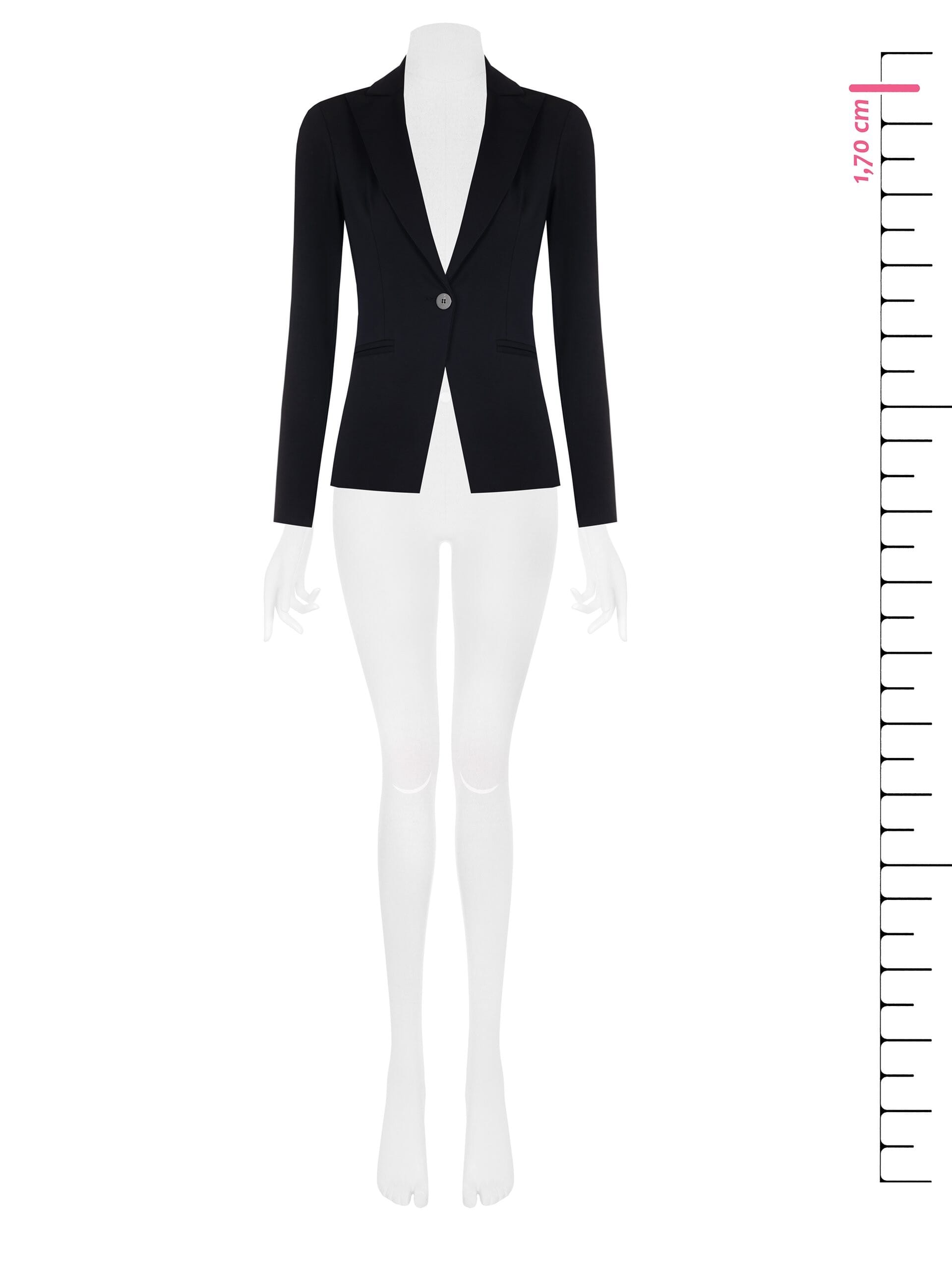 Rinascimento Cotton Blend Fitted Short Blazer Jacket