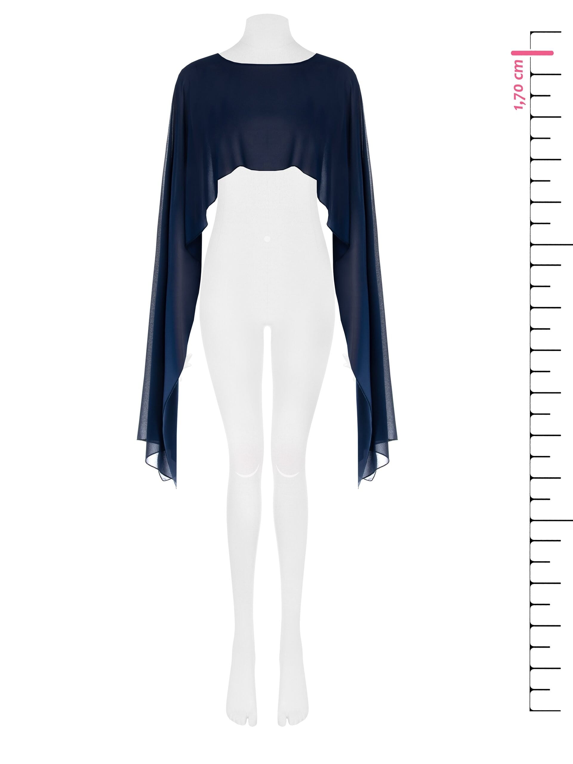 Georgette Long Arm Shawl Rinascimento