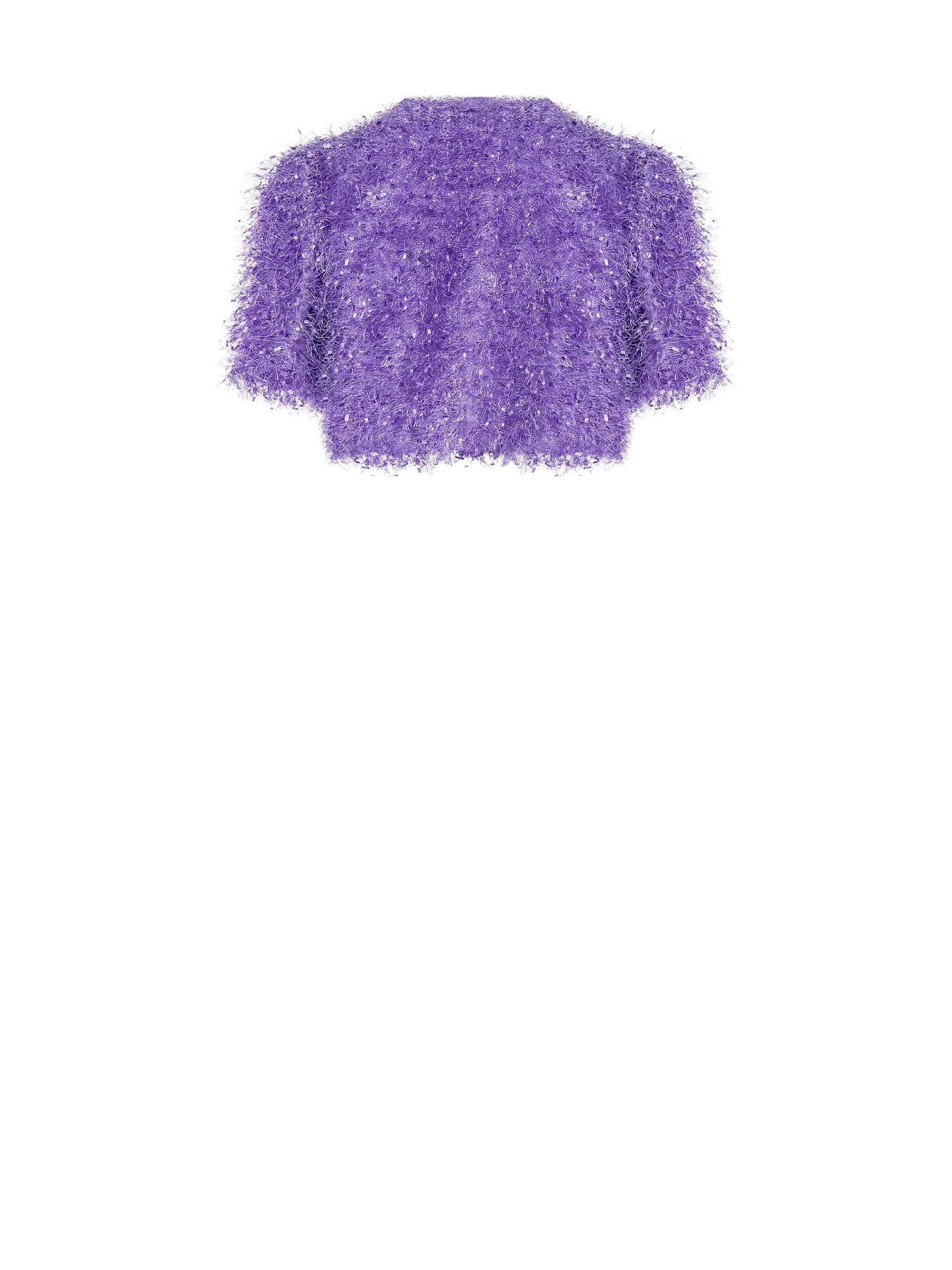 Rinascimento Feather Effect Stranded Open Shrug Bolero