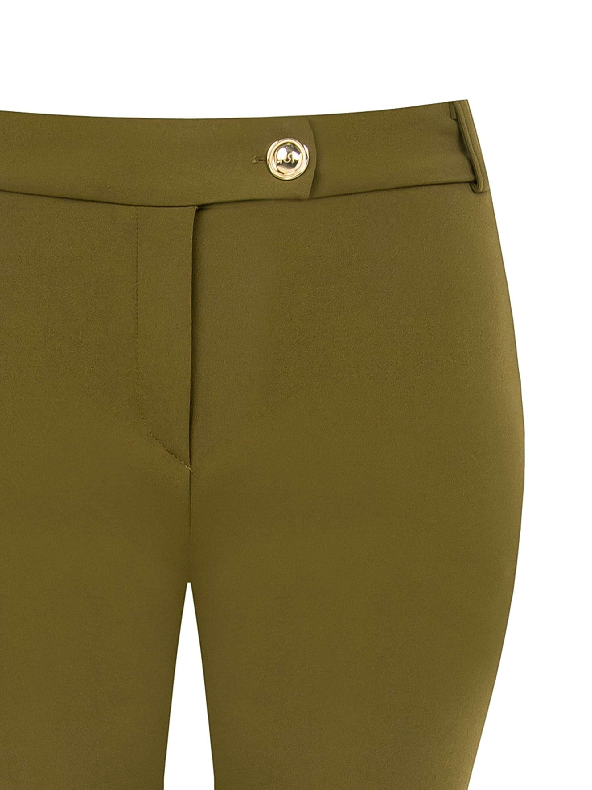 Cropped Cropped Trousers In Scuba Crepe Rinascimento