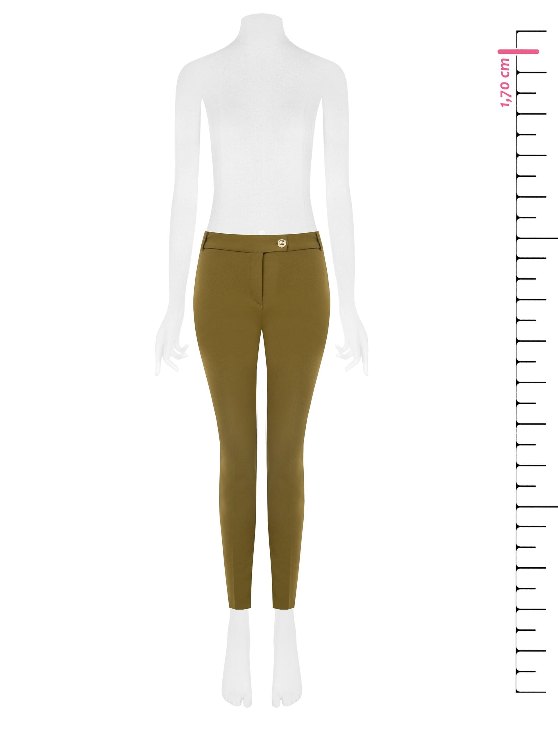 Cropped Cropped Trousers In Scuba Crepe Rinascimento