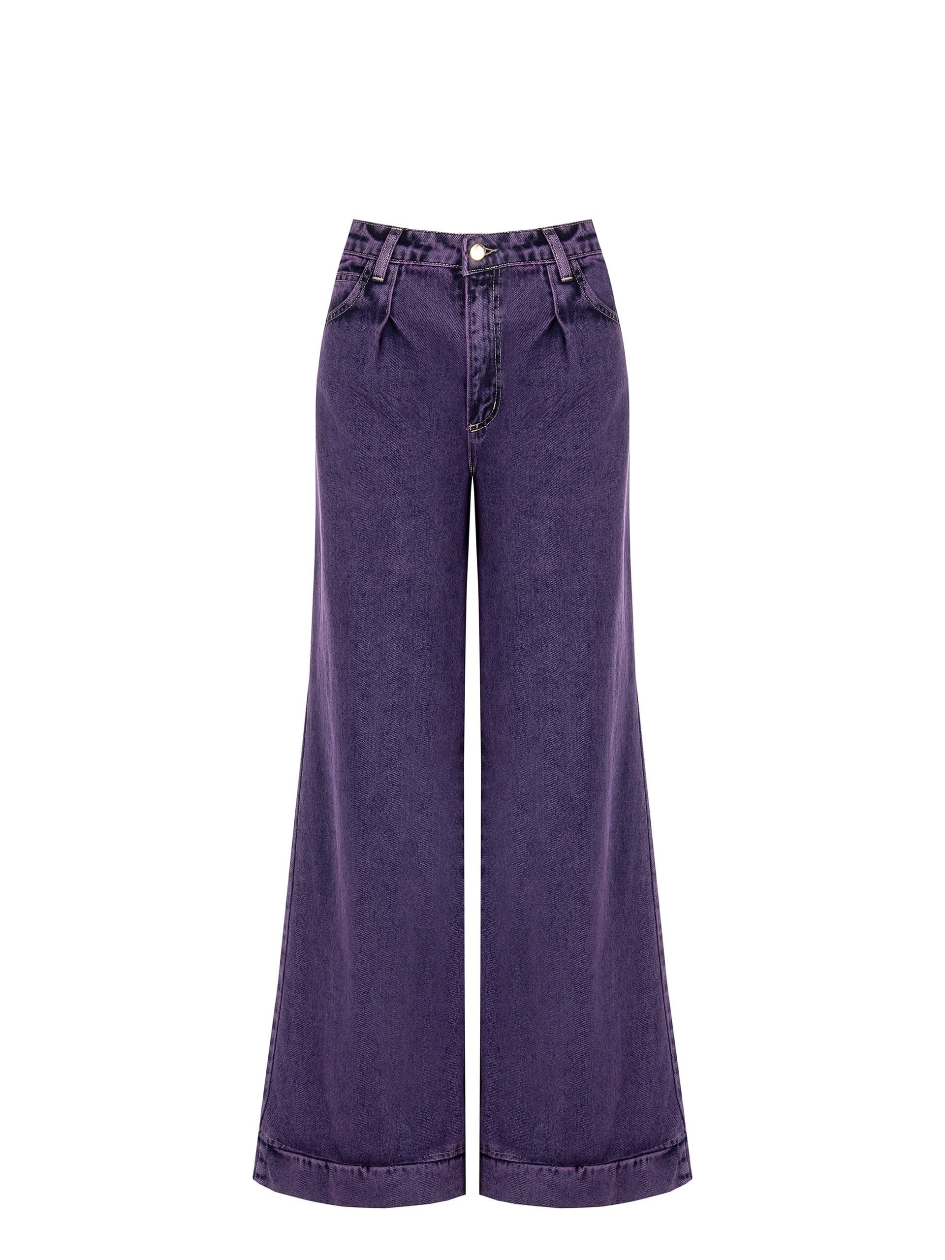 Jeans Coloured Palace avec ourlet haut Rinascimento