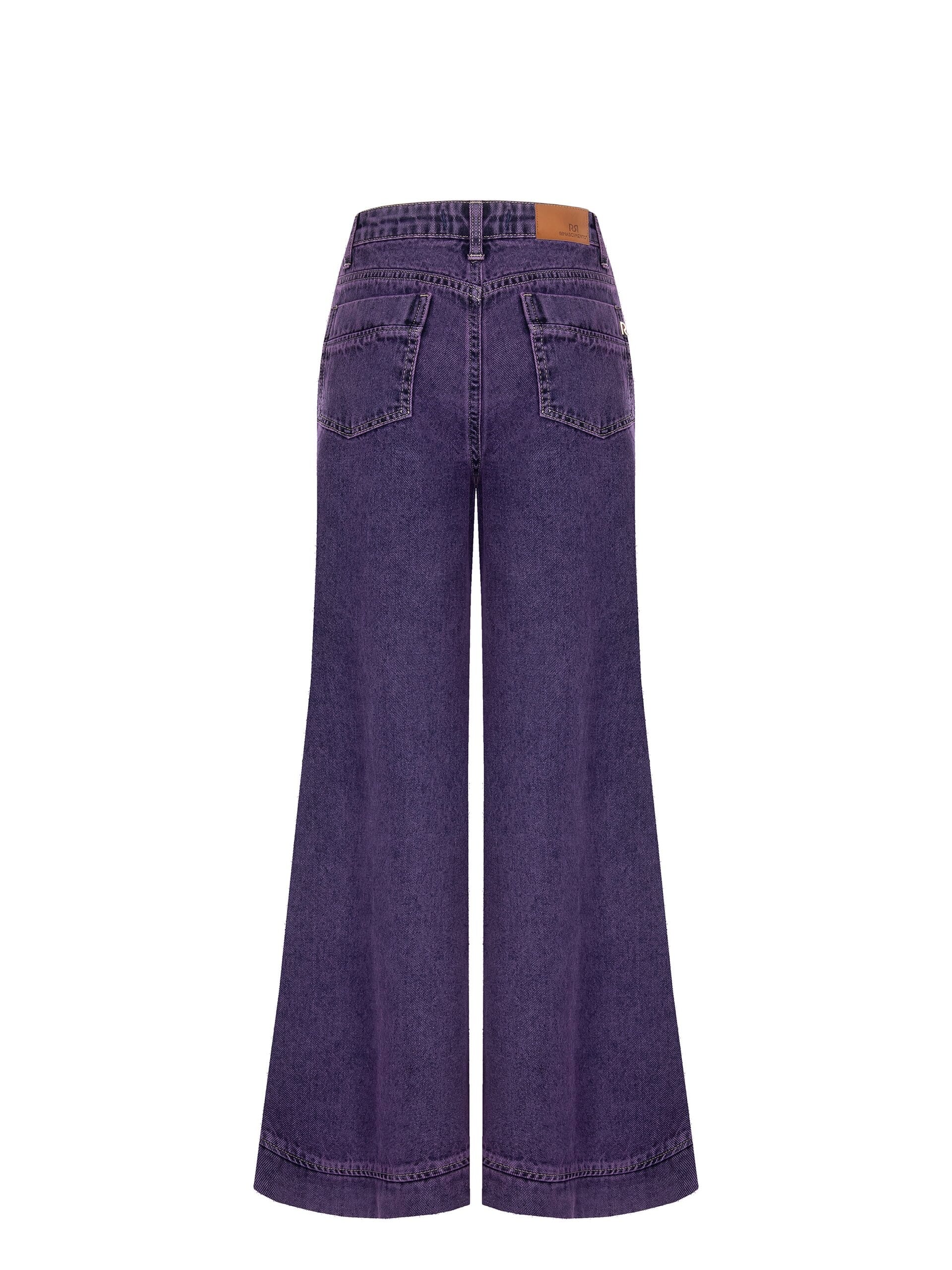 Jeans Coloured Palace avec ourlet haut Rinascimento