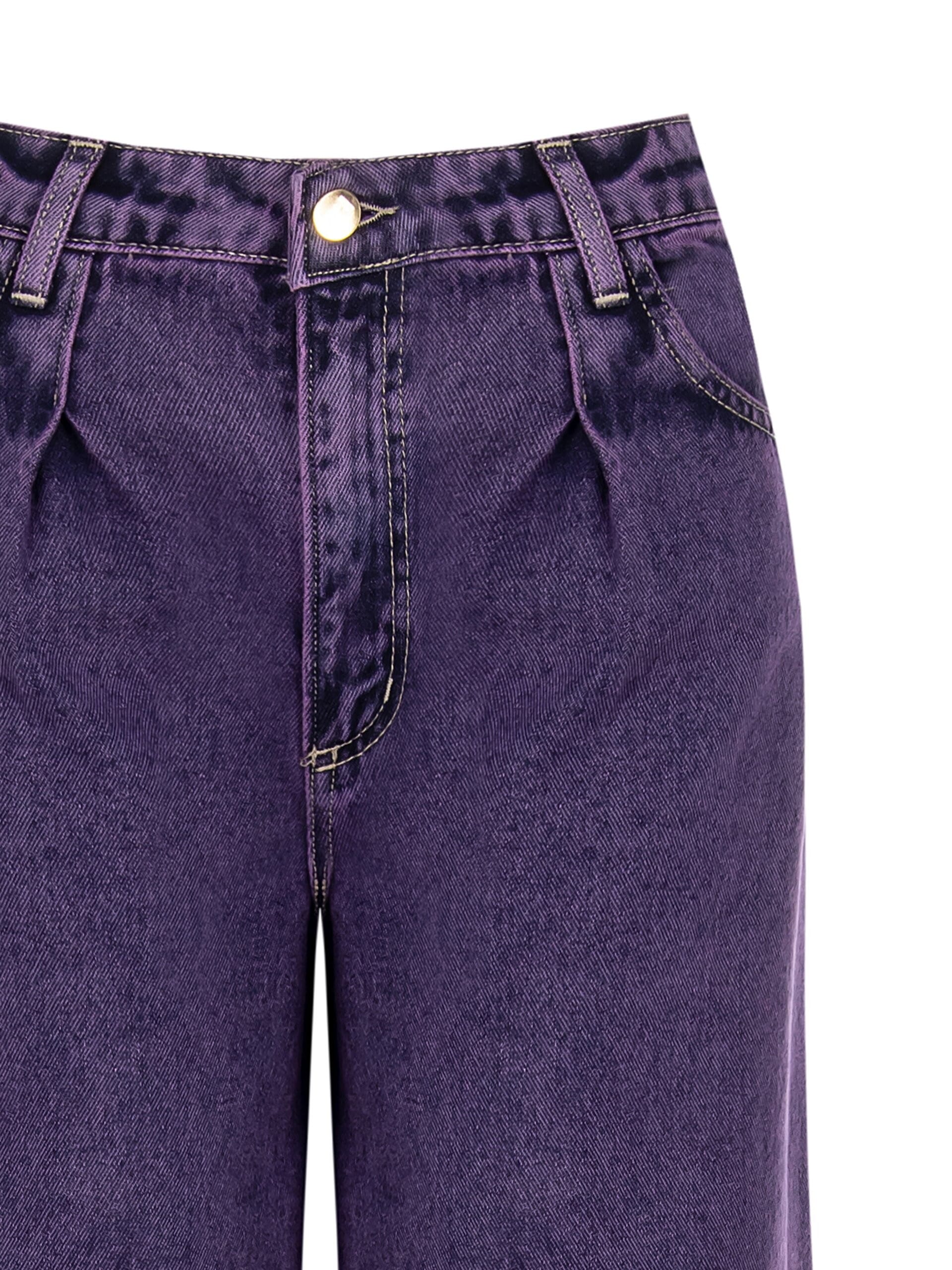 Jeans Coloured Palace avec ourlet haut Rinascimento