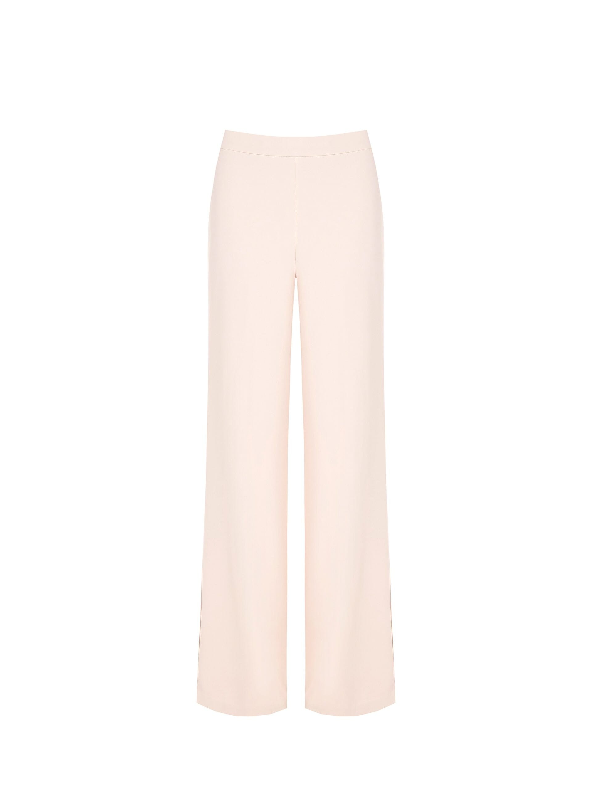 Rinascimento Fluid Fabric Baggy Trousers Without Pockets