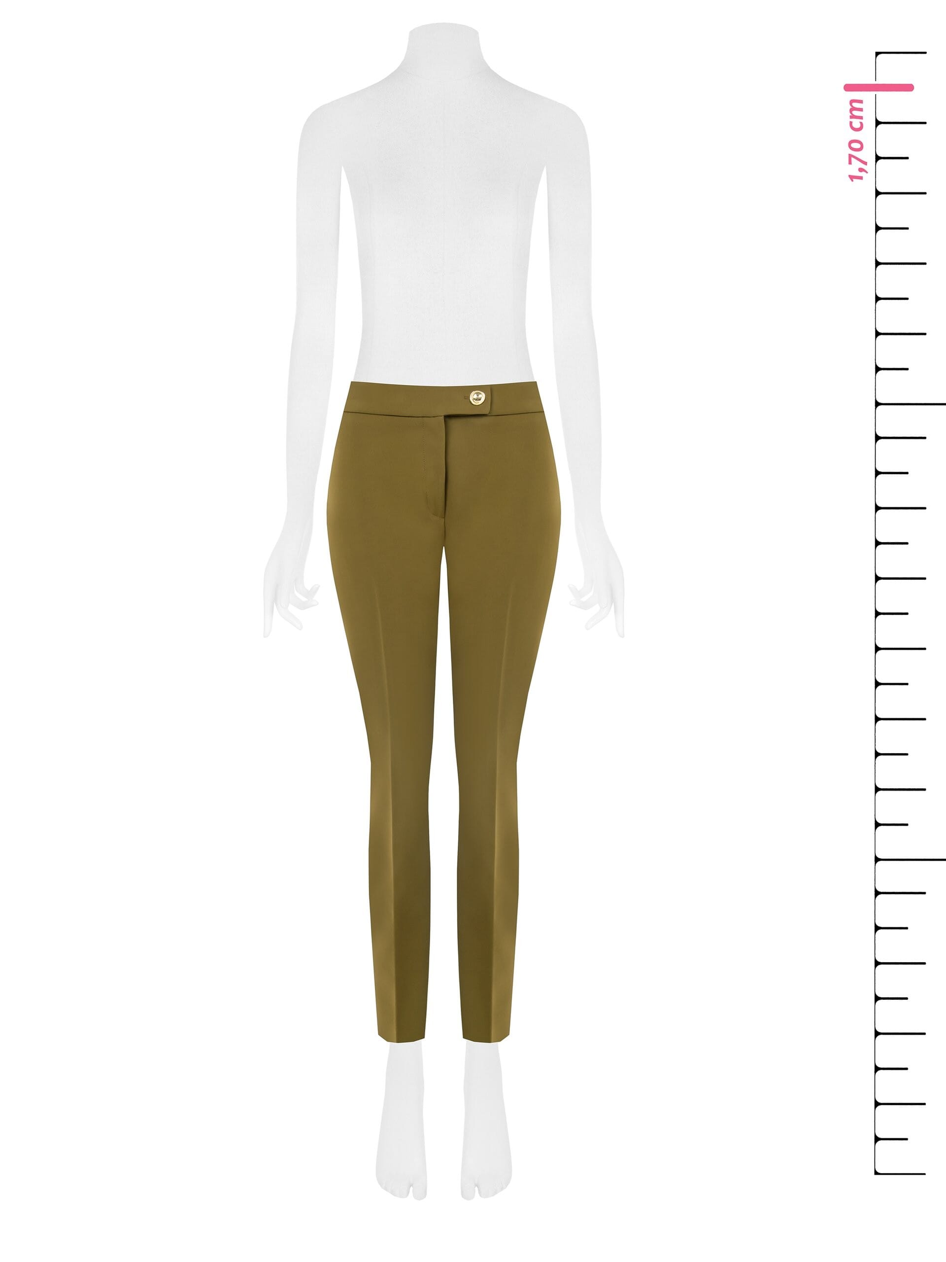 Technical Fabric Cropped Trousers Rinascimento