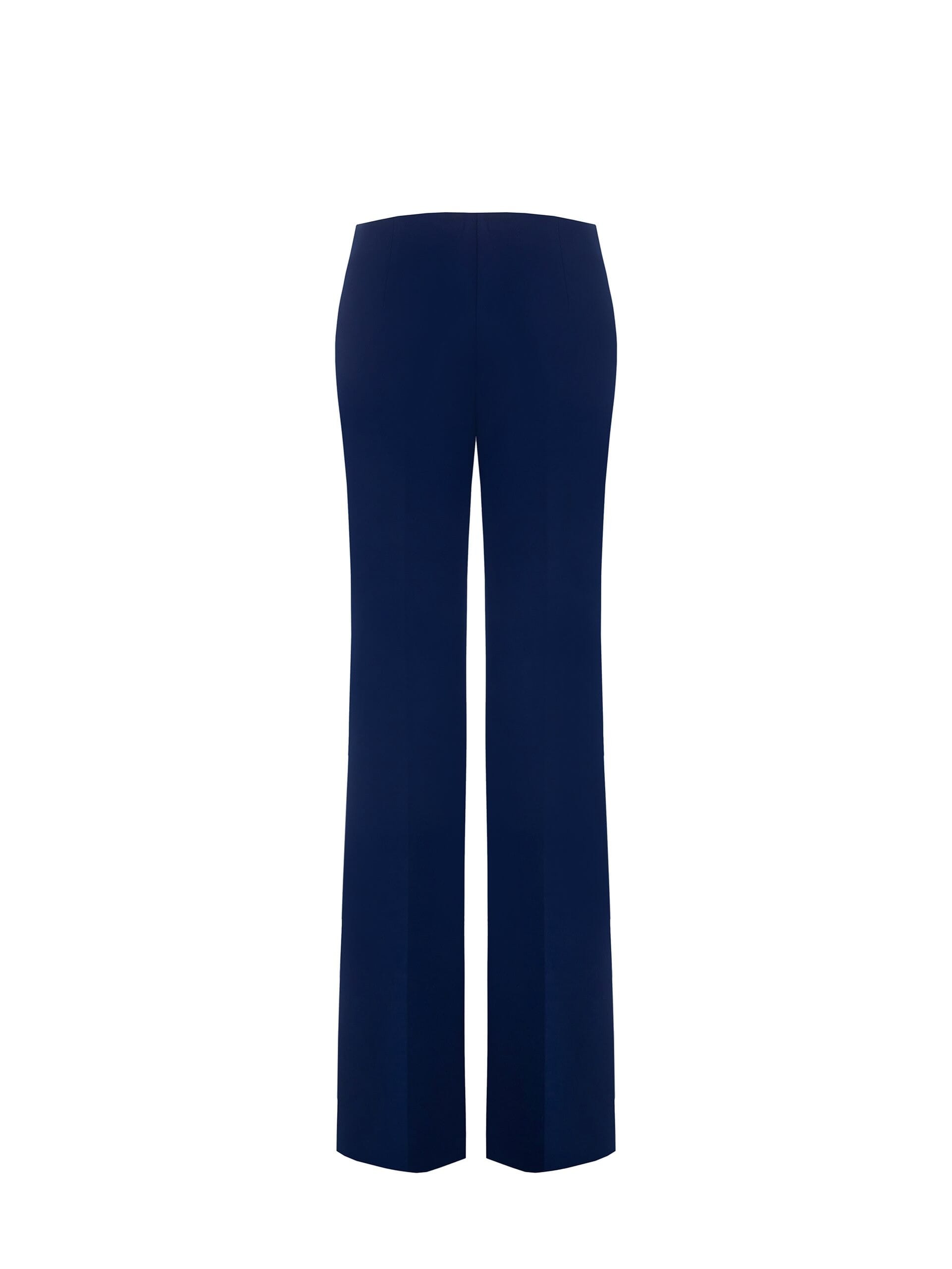 Crepe Scuba Palace Trousers With Buttons On Sides Rinascimento