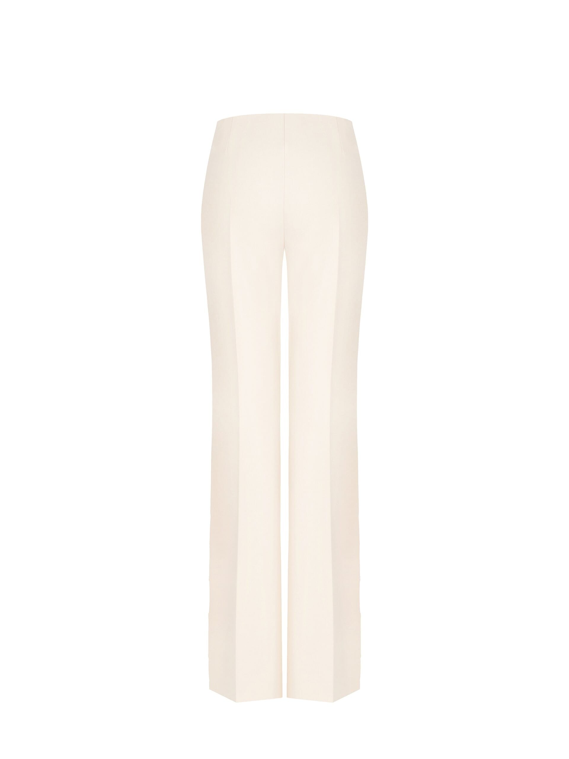 Crepe Scuba Palace Trousers With Buttons On Sides Rinascimento