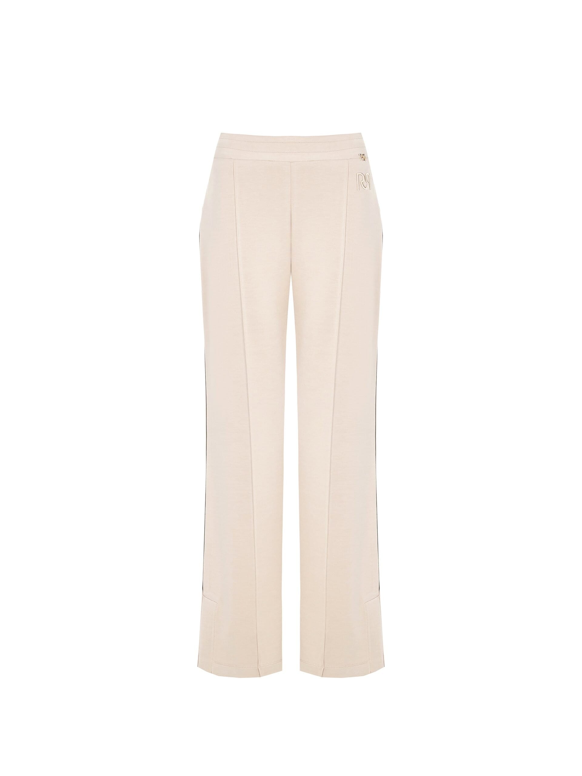 Lightweight Neoprene Palace Trousers With Embossed Rr Logo Rinascimento