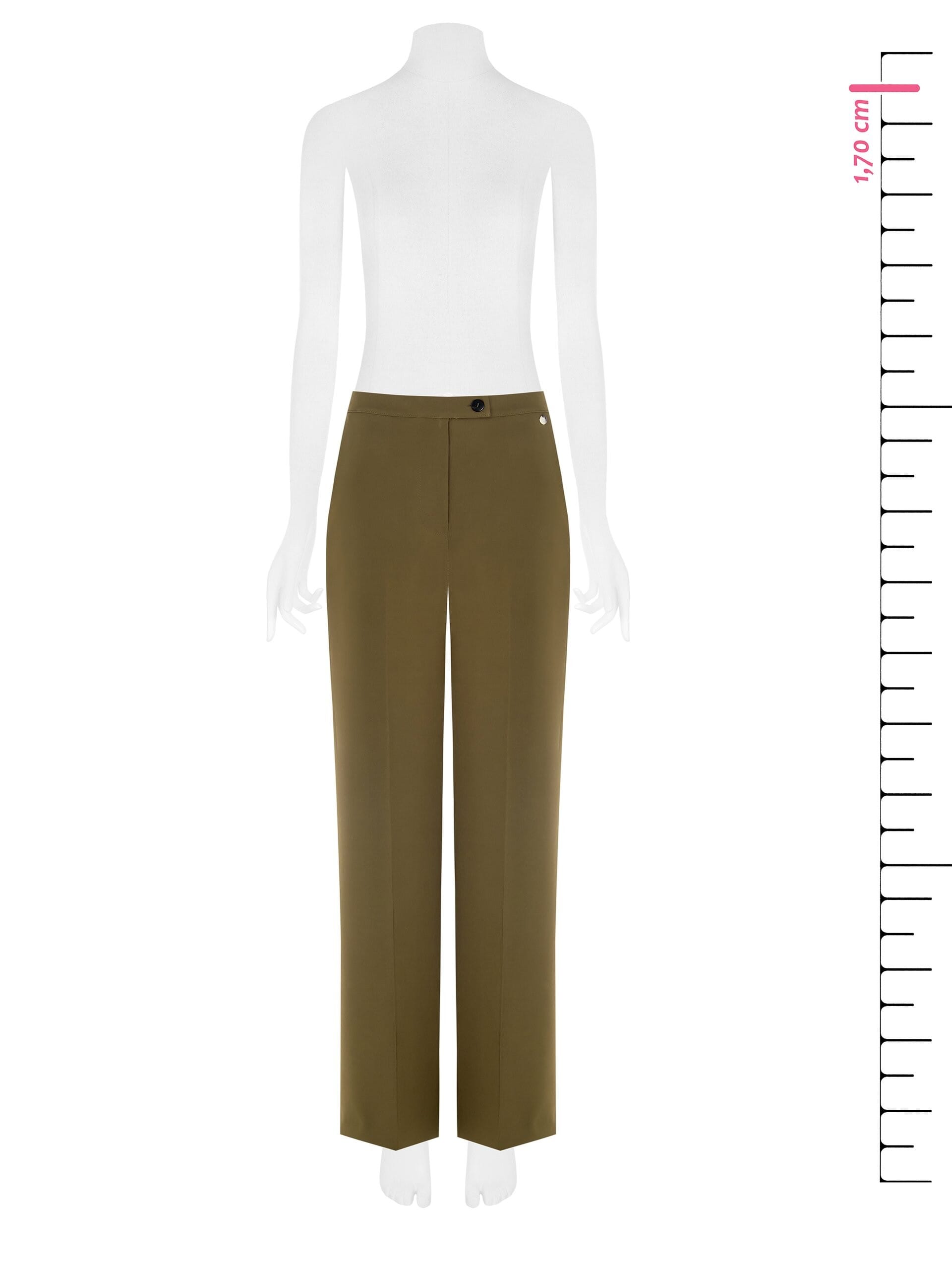Bi-Stretch Fabric Palace Trousers With Elastic Back And Pockets Rinascimento