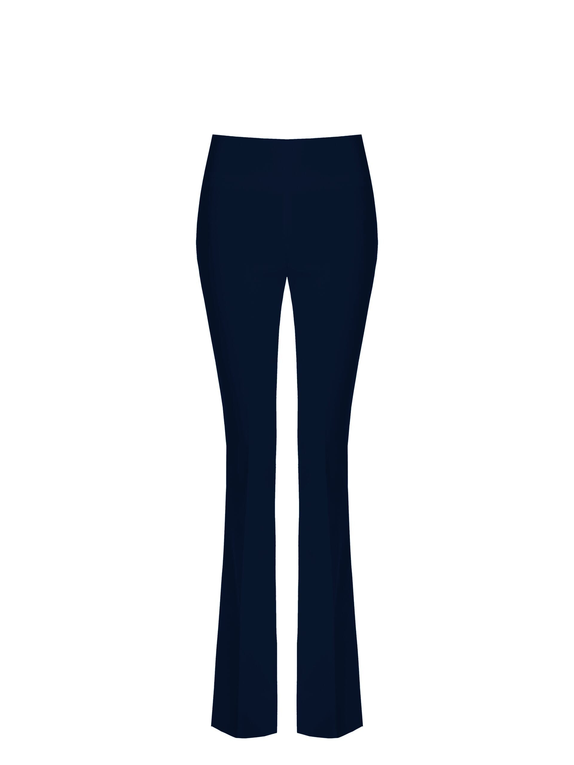 Rinascimento Pocketless Technical Fabric Flared Trousers