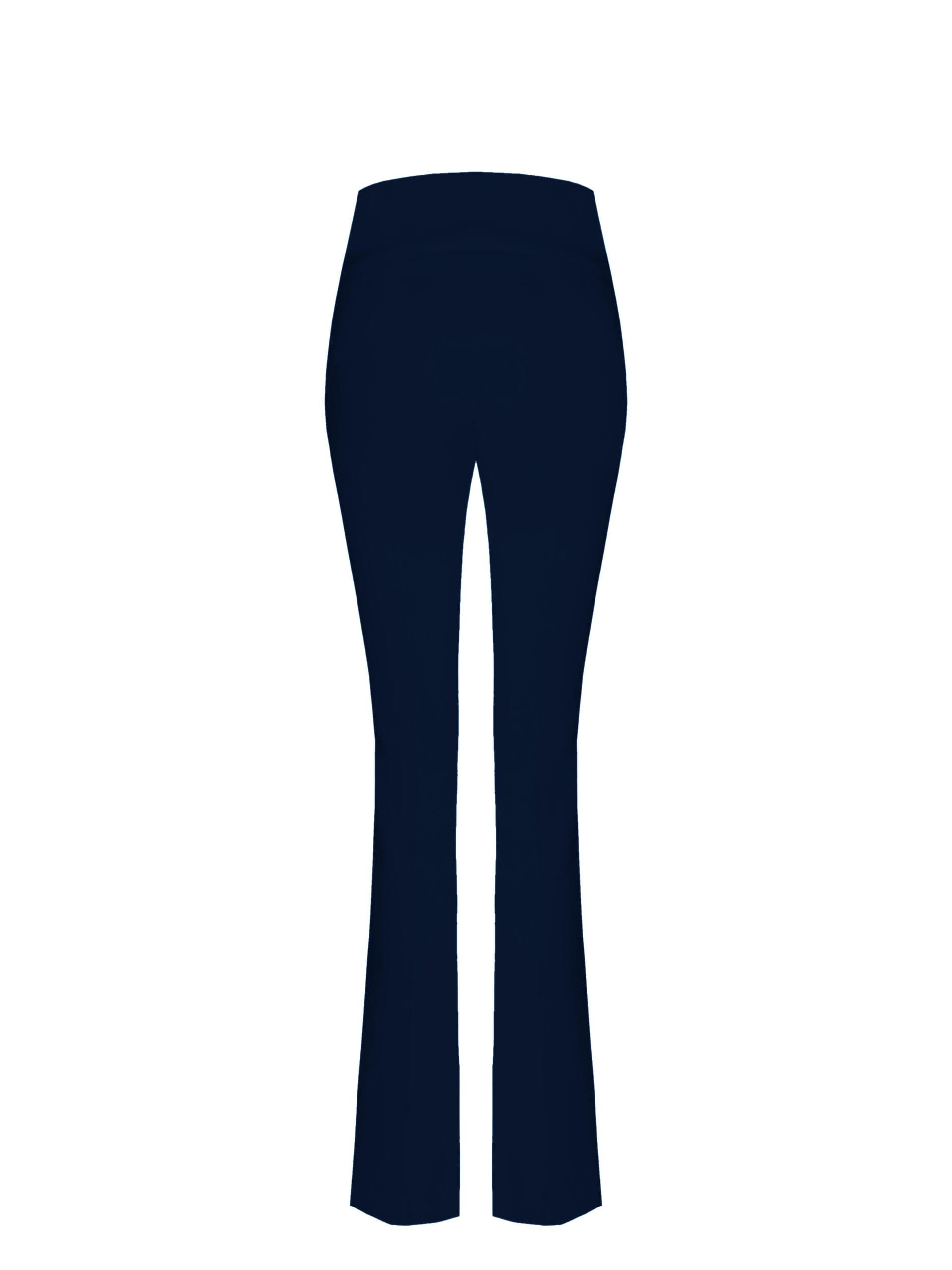 Rinascimento Pocketless Technical Fabric Flared Trousers