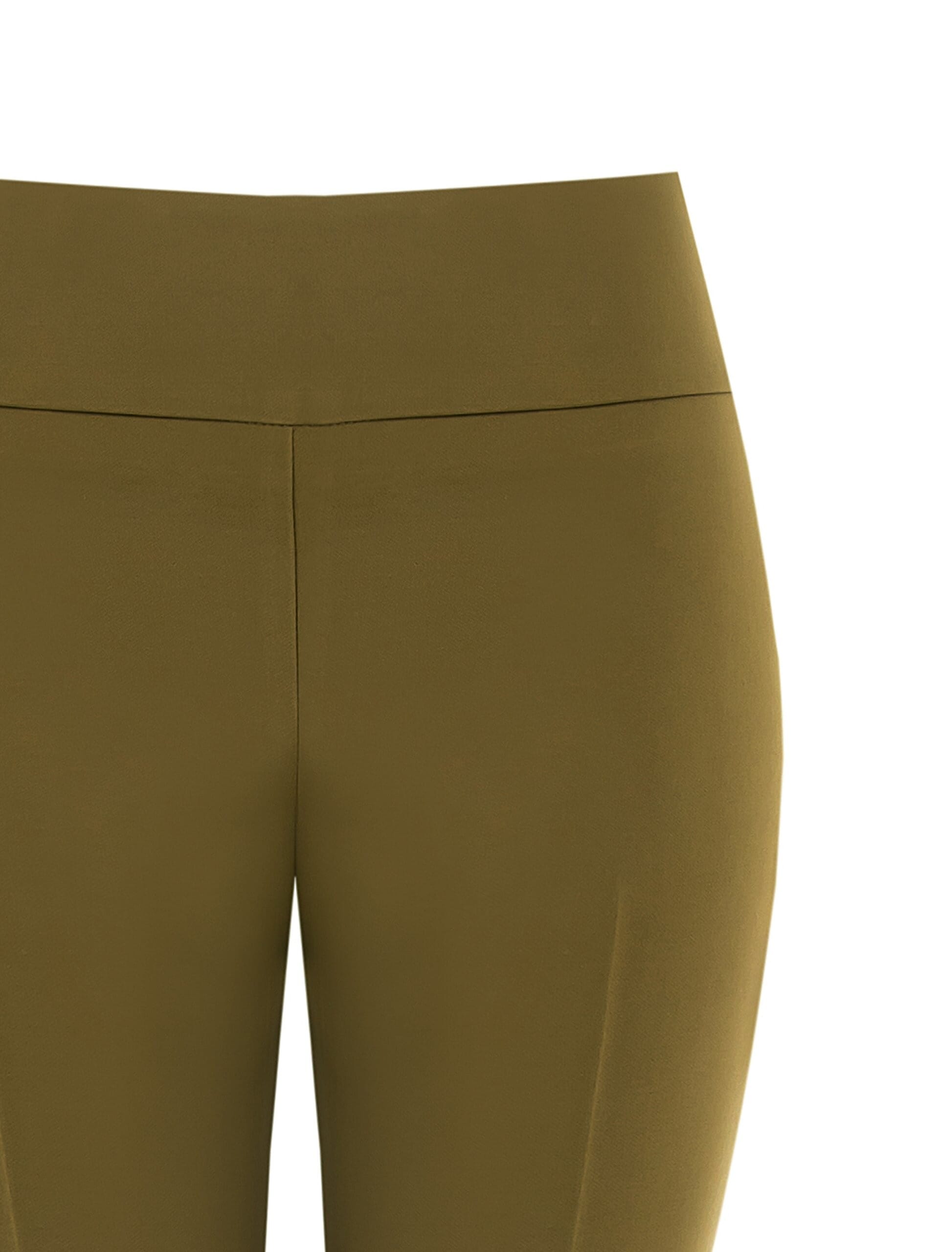 Rinascimento Pocketless Technical Fabric Flared Trousers