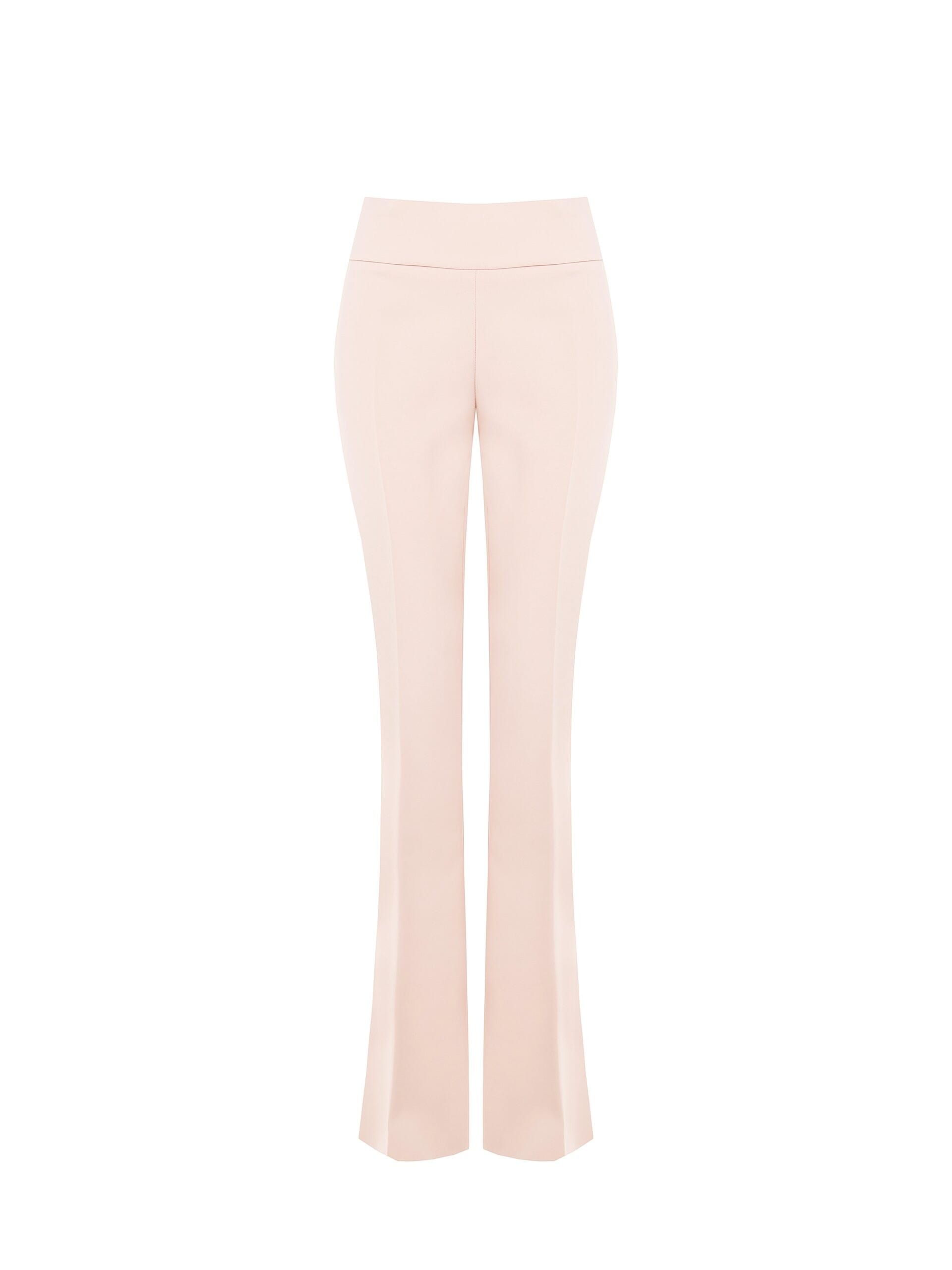 Rinascimento Pocketless Technical Fabric Flared Trousers