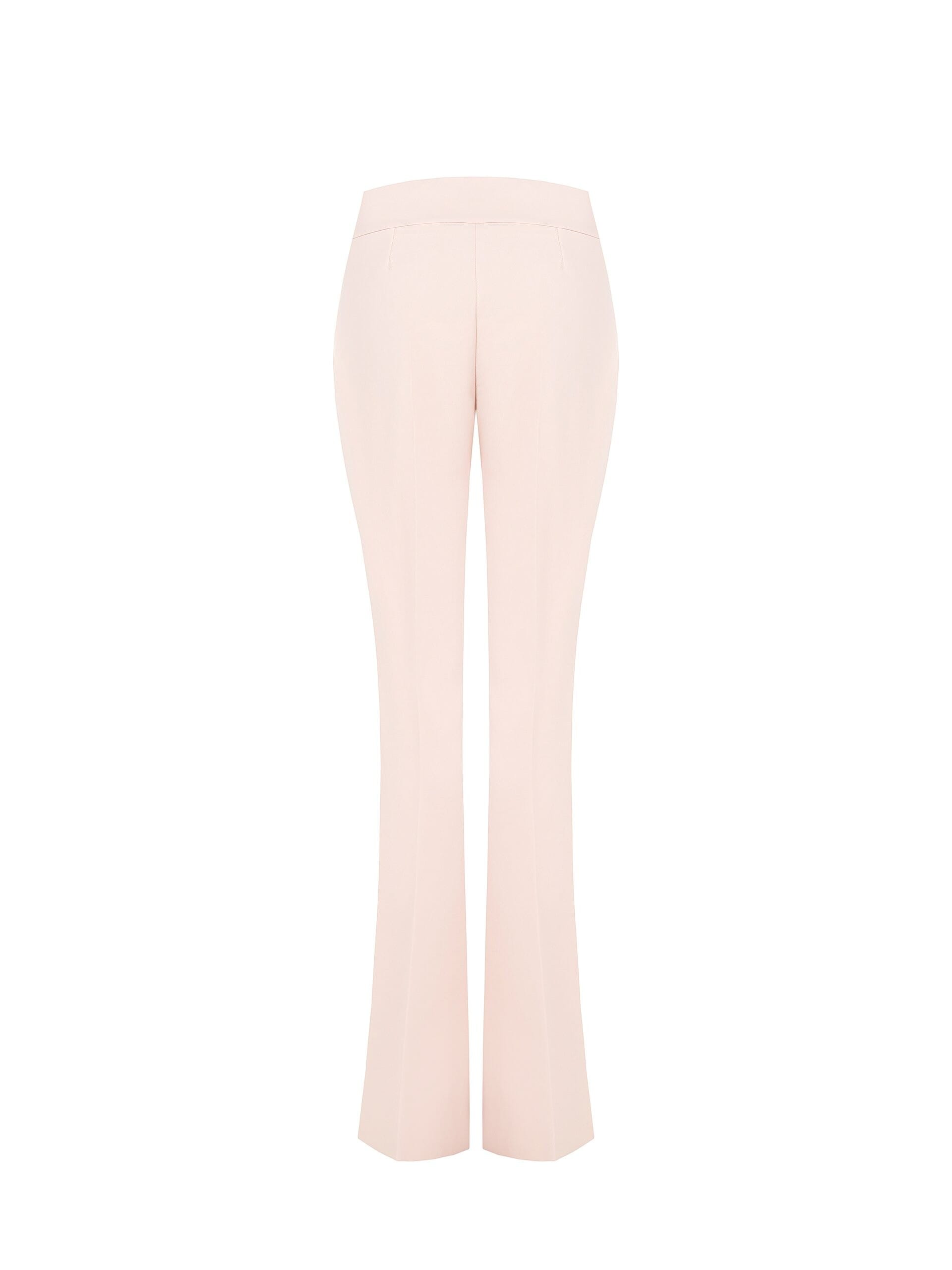 Rinascimento Pocketless Technical Fabric Flared Trousers