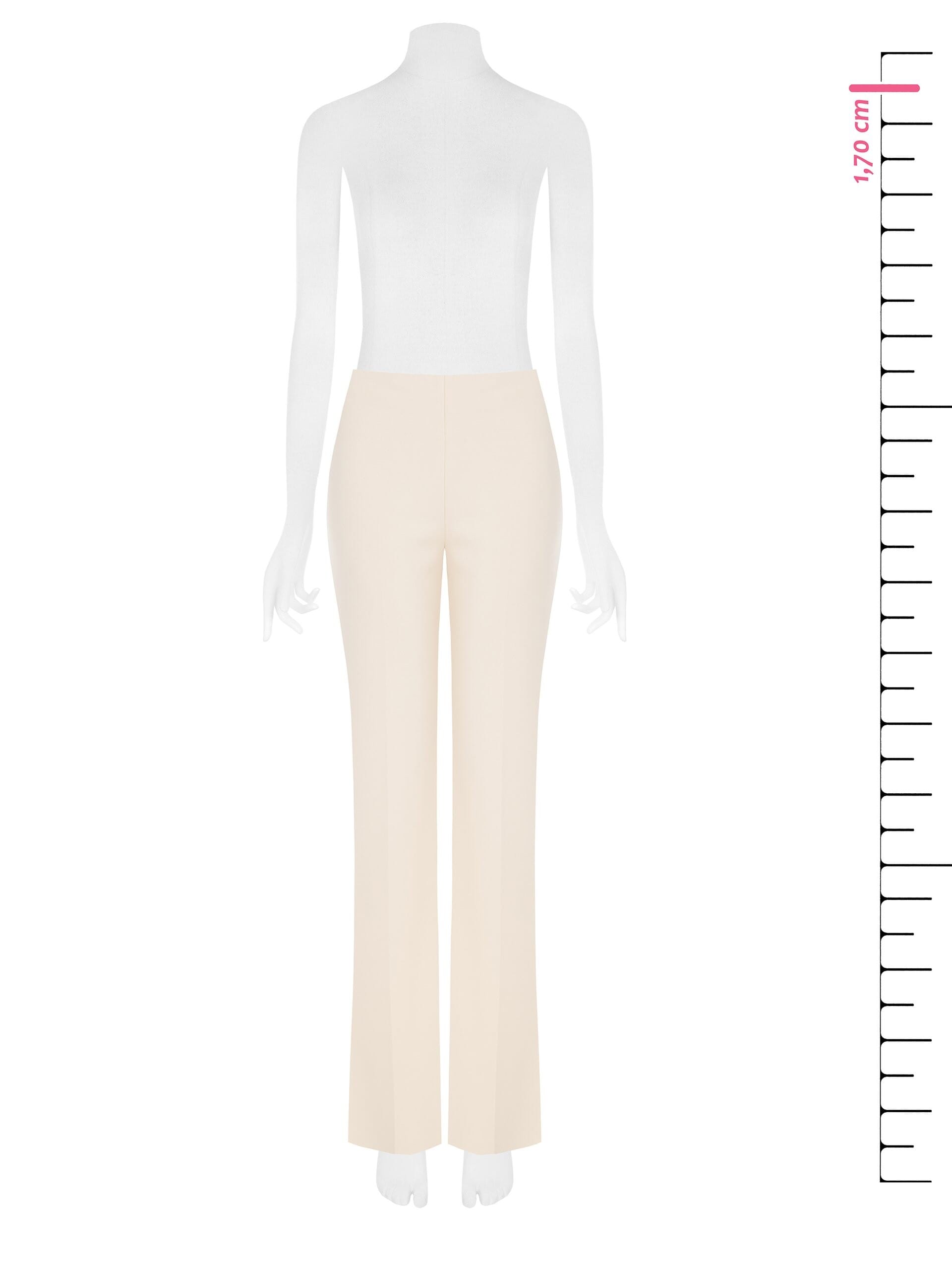 Pocketless Crepe Scuba Palace Trousers Rinascimento