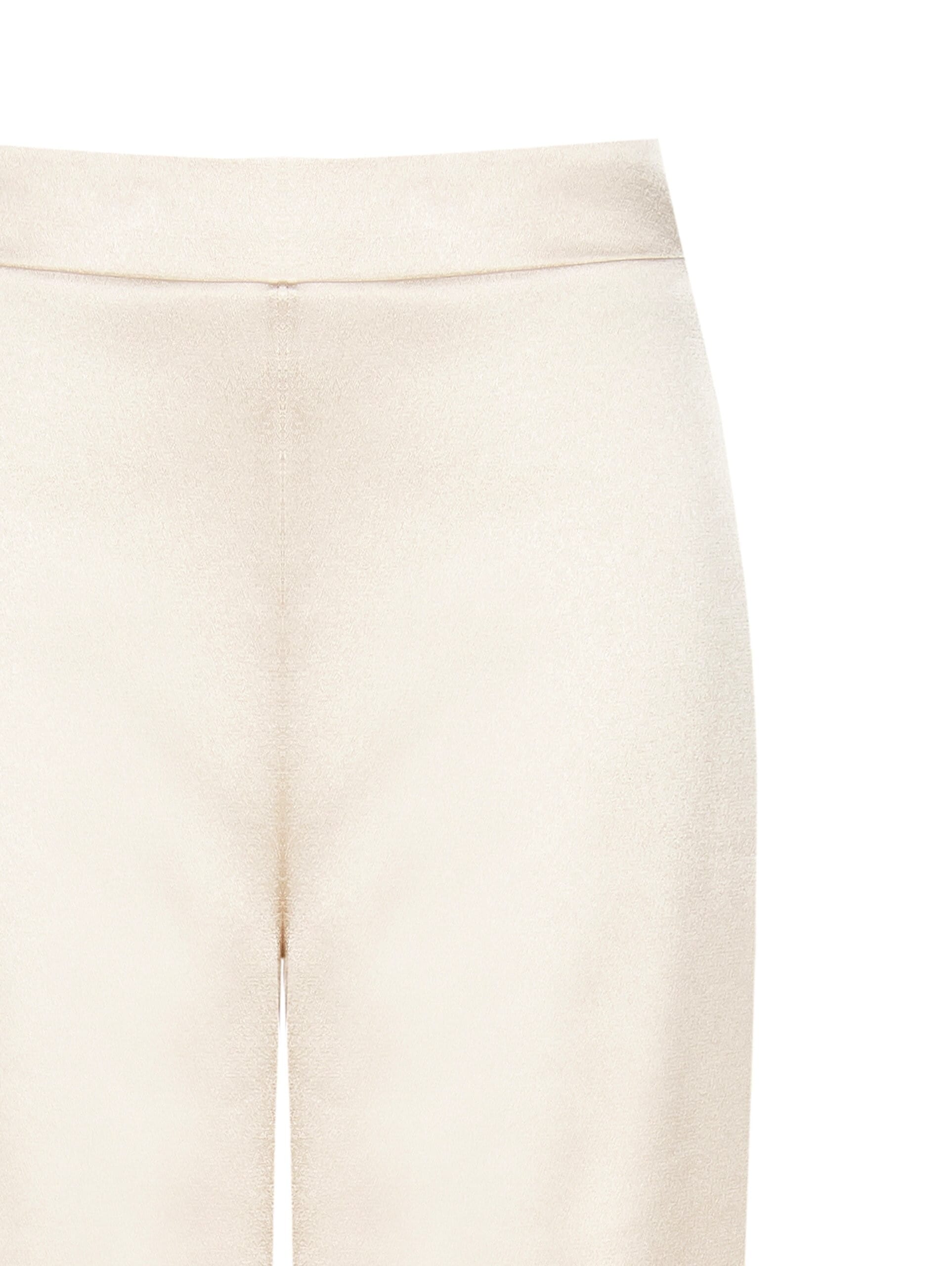 Satin Crepe Palazzo Trousers With Elastic Back Rinascimento