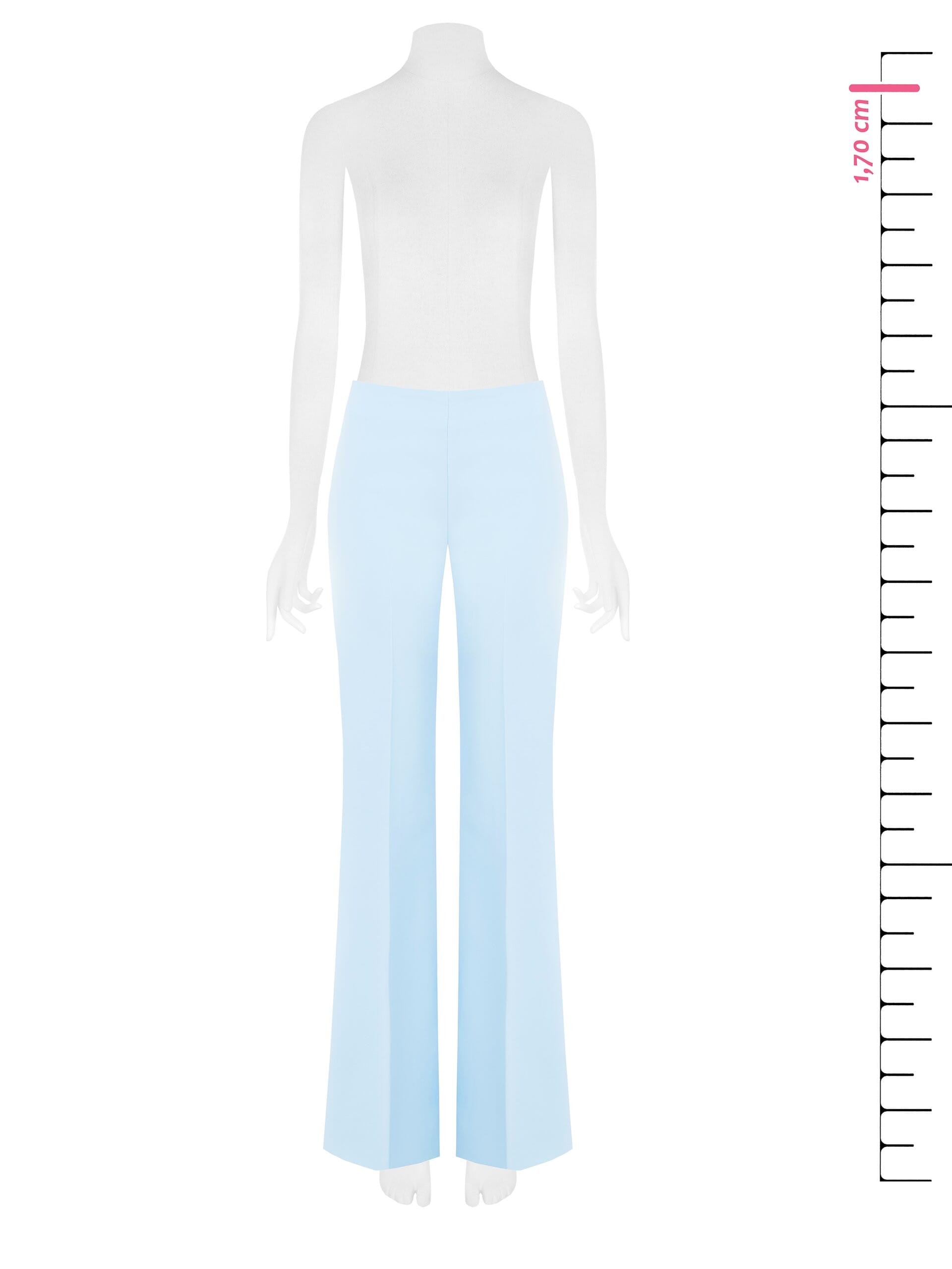 Straight Technical Fabric Trousers With Side Zip Rinascimento