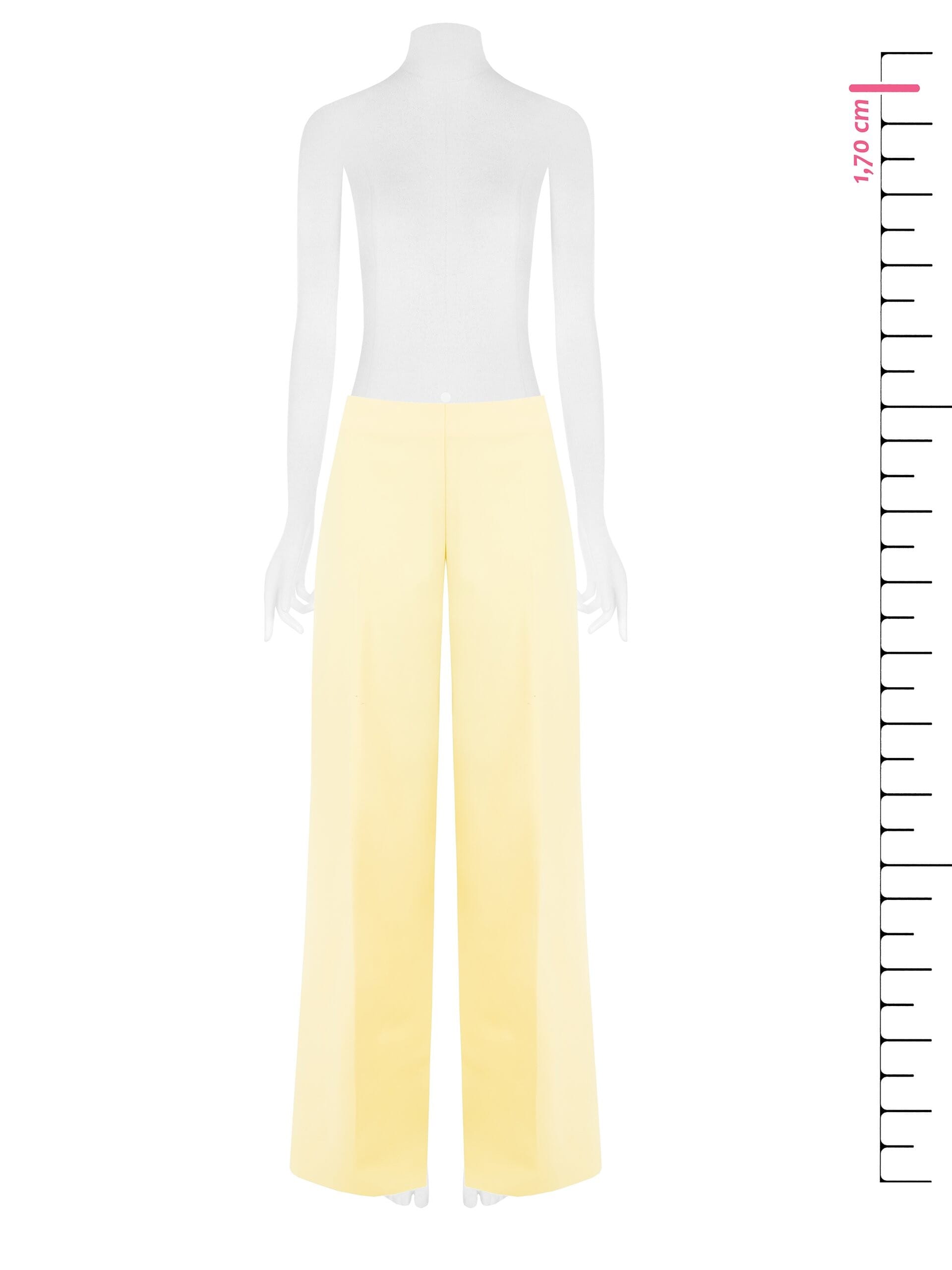 Palazzo Trousers In Poly-Viscose Fabric With Side Zip Rinascimento