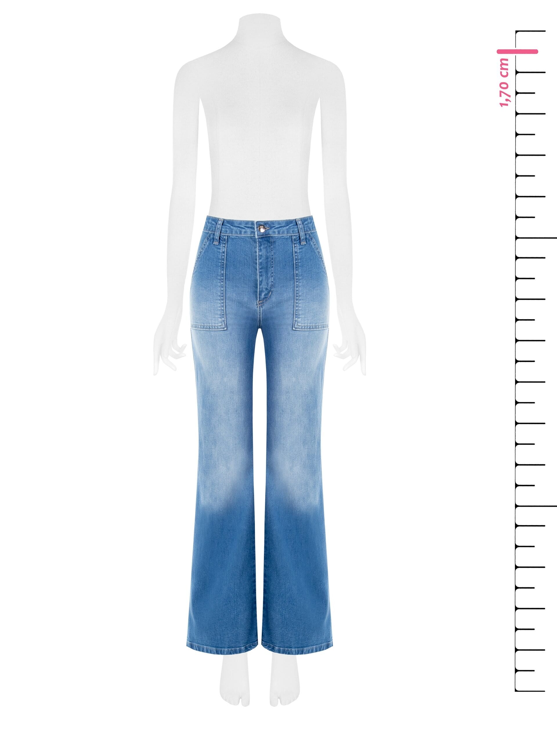 Lightly Stretch Straight Jeans Rinascimento
