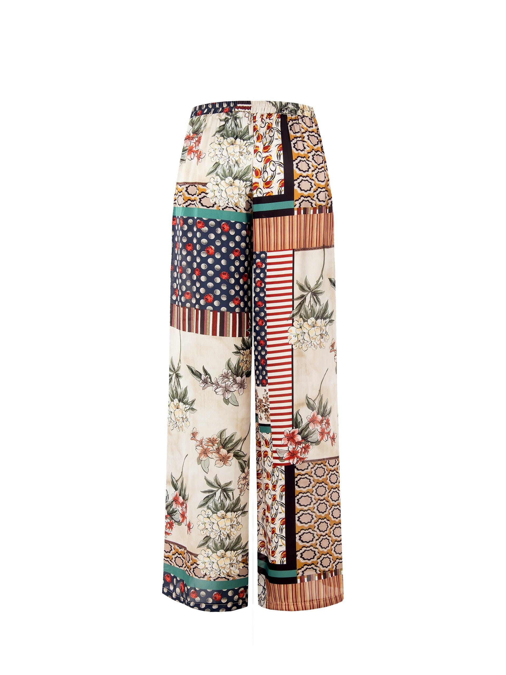 Satin Palace Trousers With Pockets Rinascimento