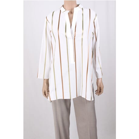 Cotton Shirt, Striped, Sandro Ferrone