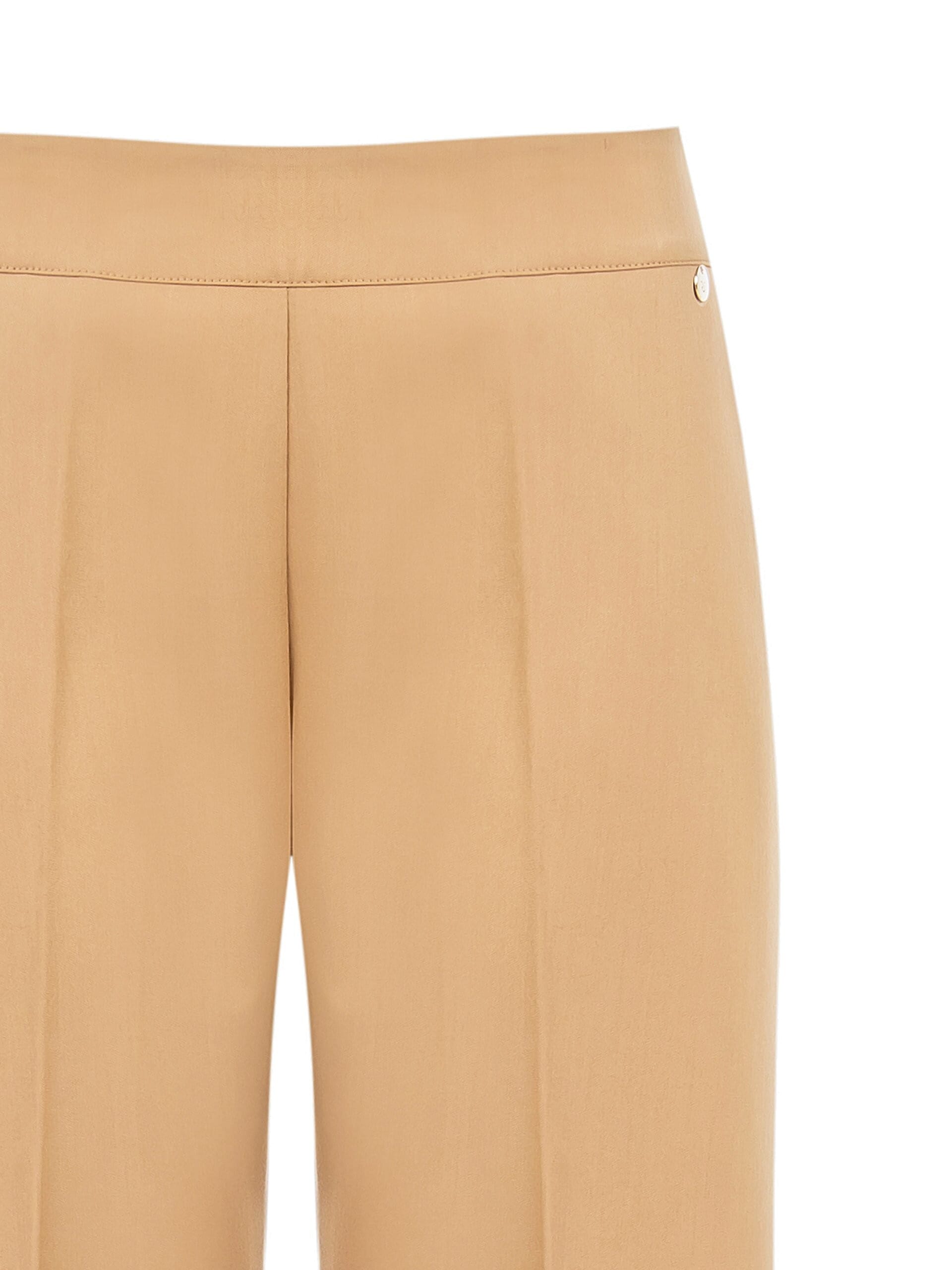 Polyviscose Palace Trousers With Striped Insert And Pockets Rinascimento