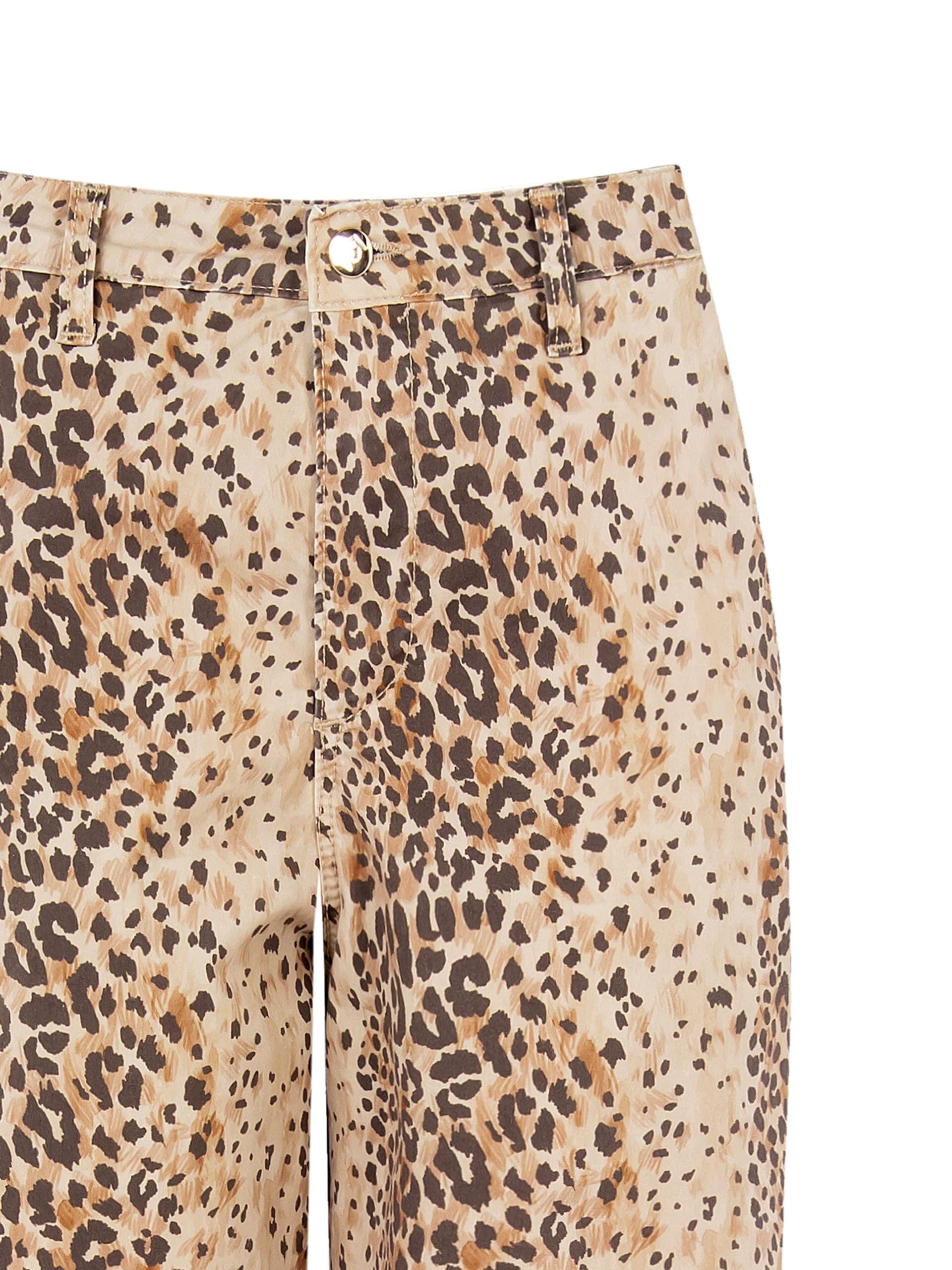 Straight Spotted Cotton Rinascimento Trousers