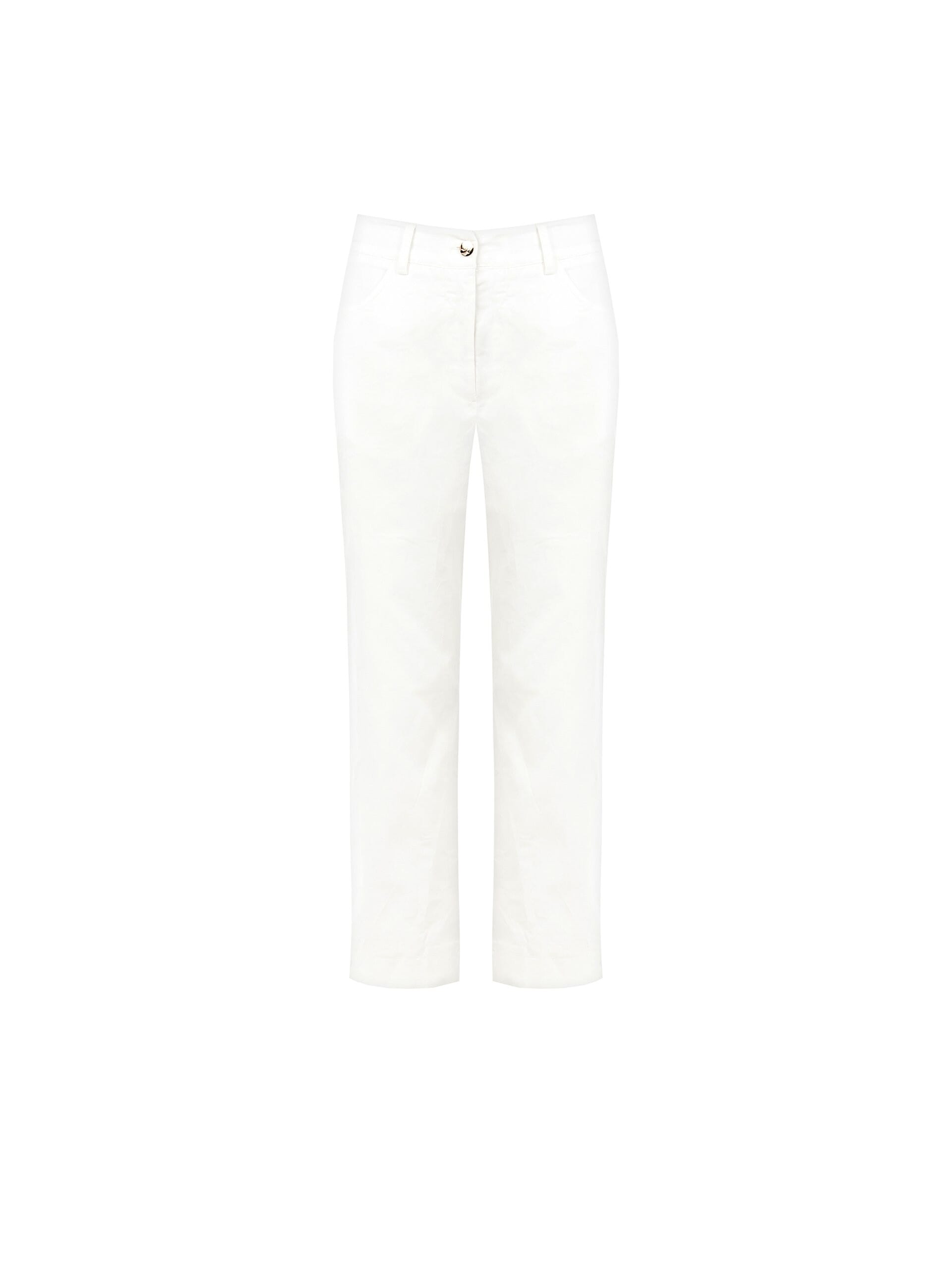 Rinascimento Stretch Fabric Cropped Trousers