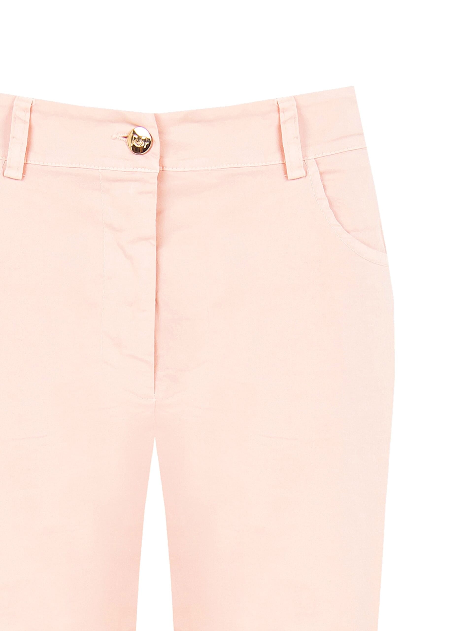 Rinascimento Stretch Fabric Cropped Trousers