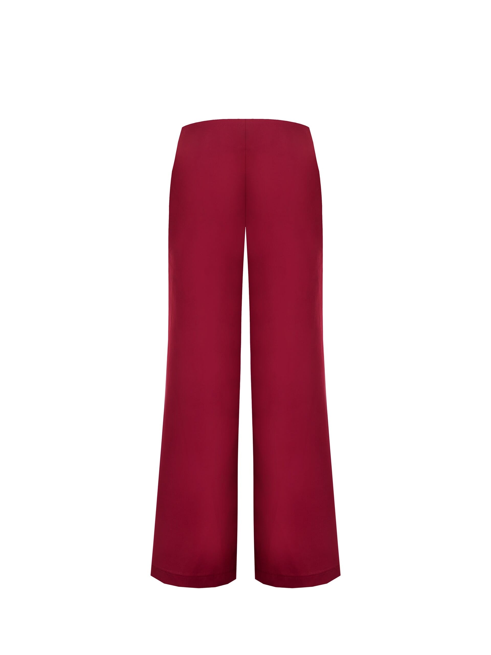 Baggy Cotton Trousers With Drawstring Waist Rinascimento