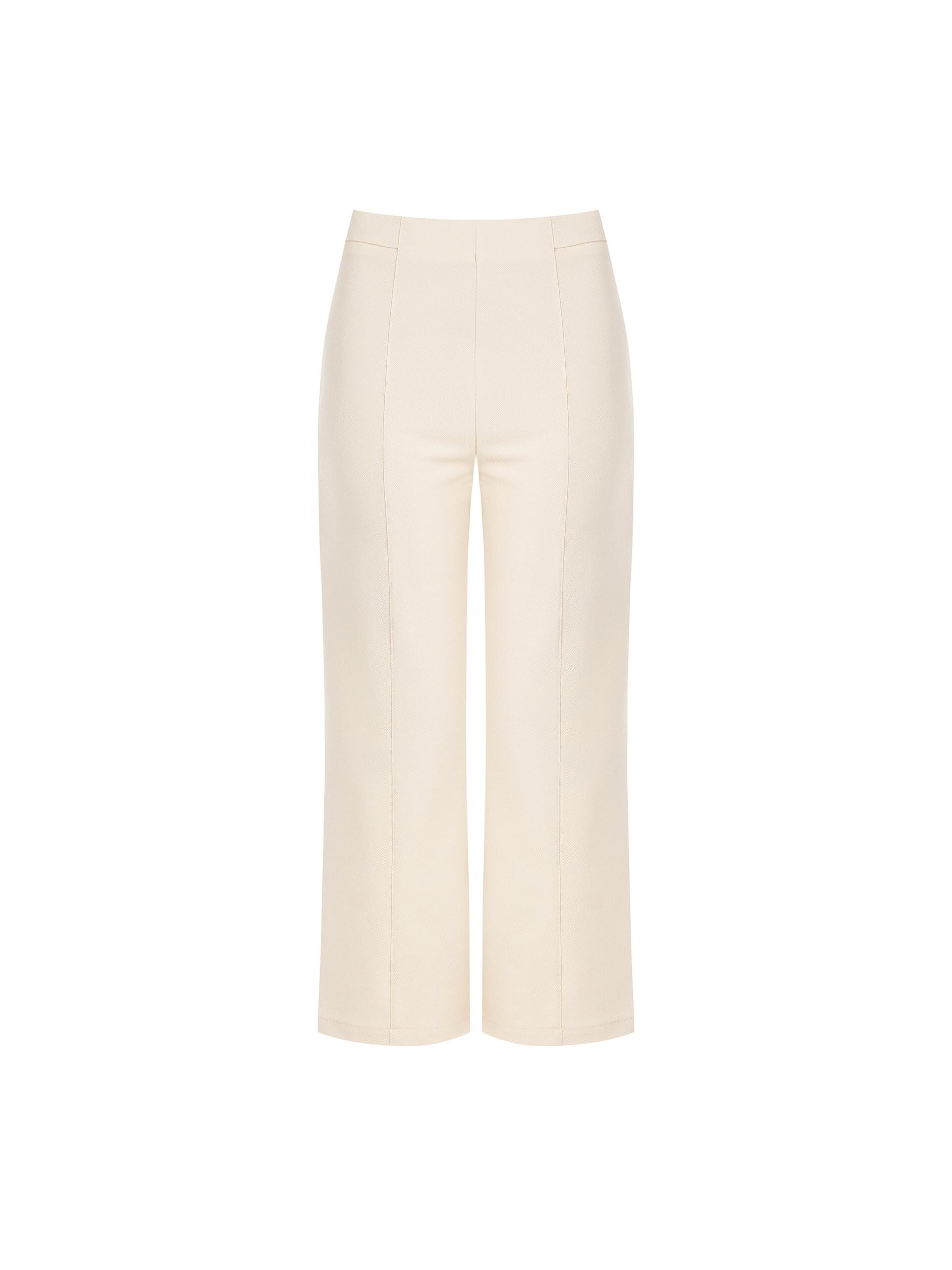 Pantalon court Palace en crêpe scuba avec ceinture élastiquée Rinascimento