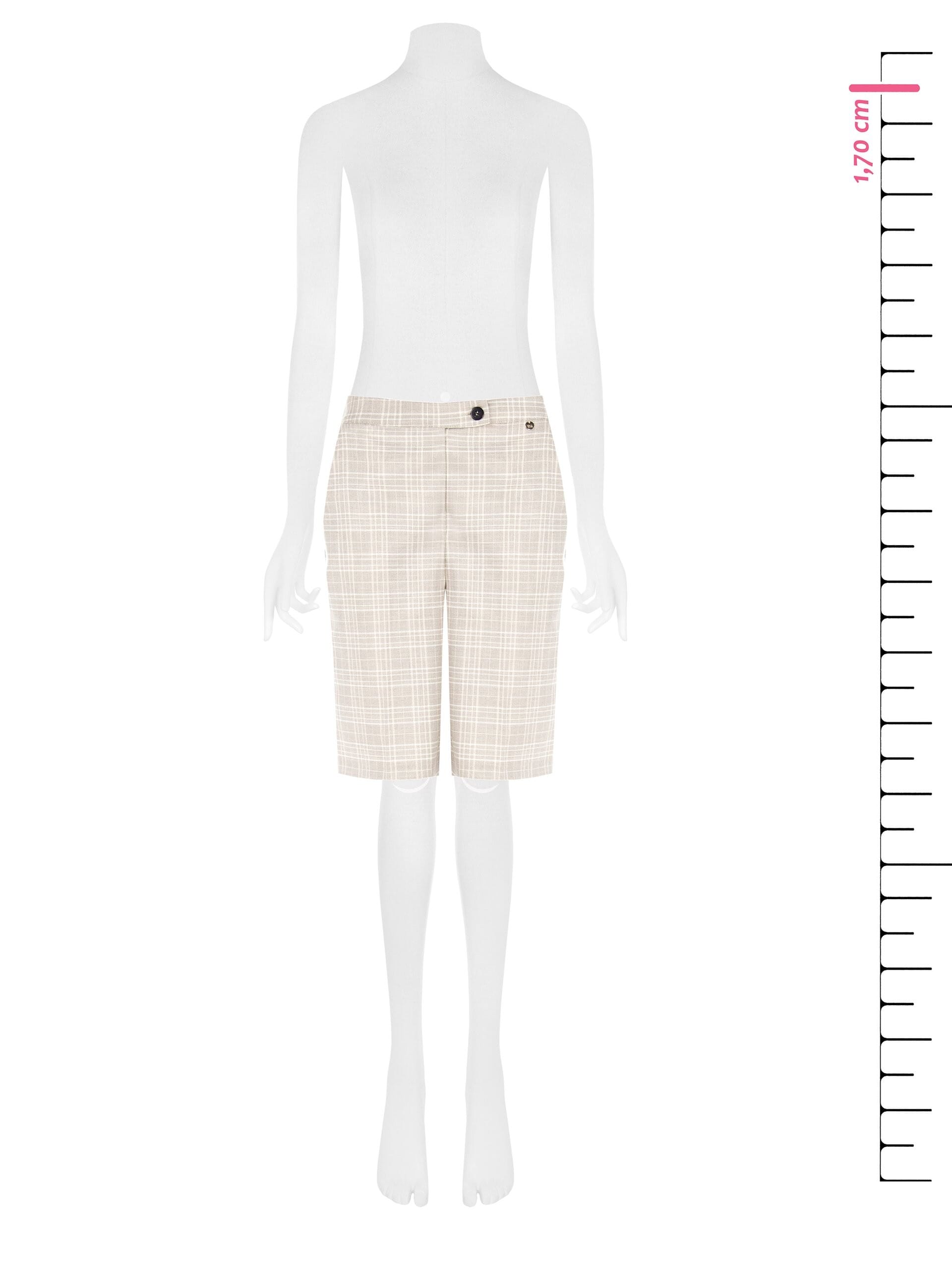 Bermuda en viscose mélangée avec poches Rinascimento